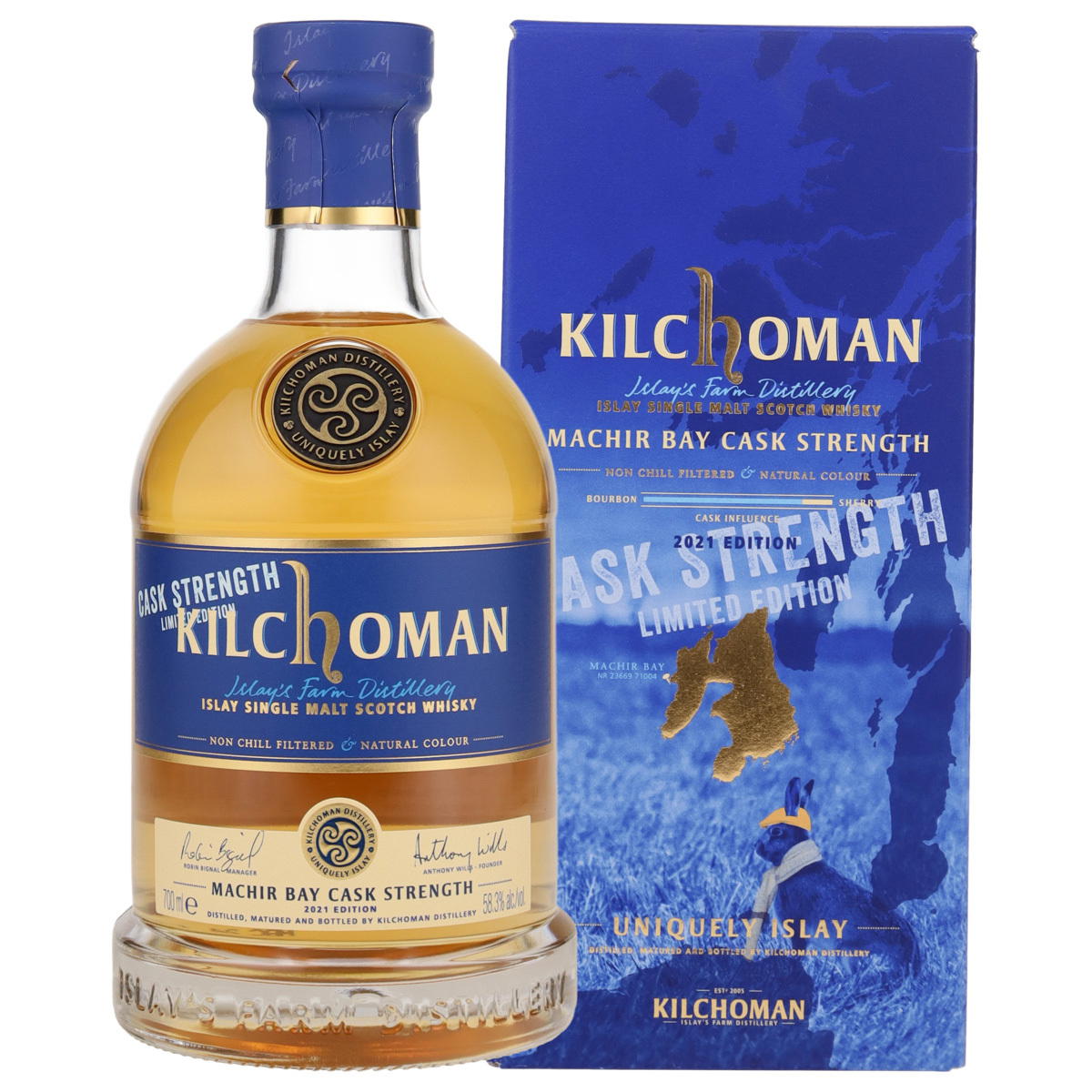 Produktbild Kilchoman Machir Bay Cask Strength Islay Single Malt Scotch Whisky 58,3% Vol. 700ml Produktbild Kilchoman Machir Bay Cask Strength Islay Single Malt Scotch Whisky 58,3% Vol. 700ml
