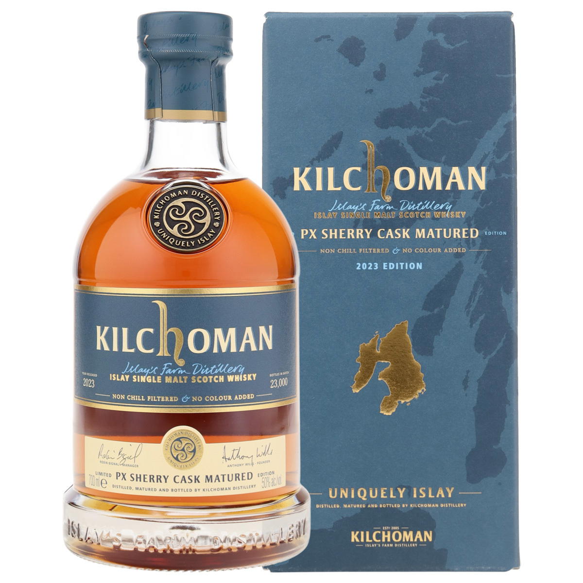 Produktbild Kilchoman PX Sherry Cask Matured Islay Single Malt Scotch Whisky 50% Vol. 700ml