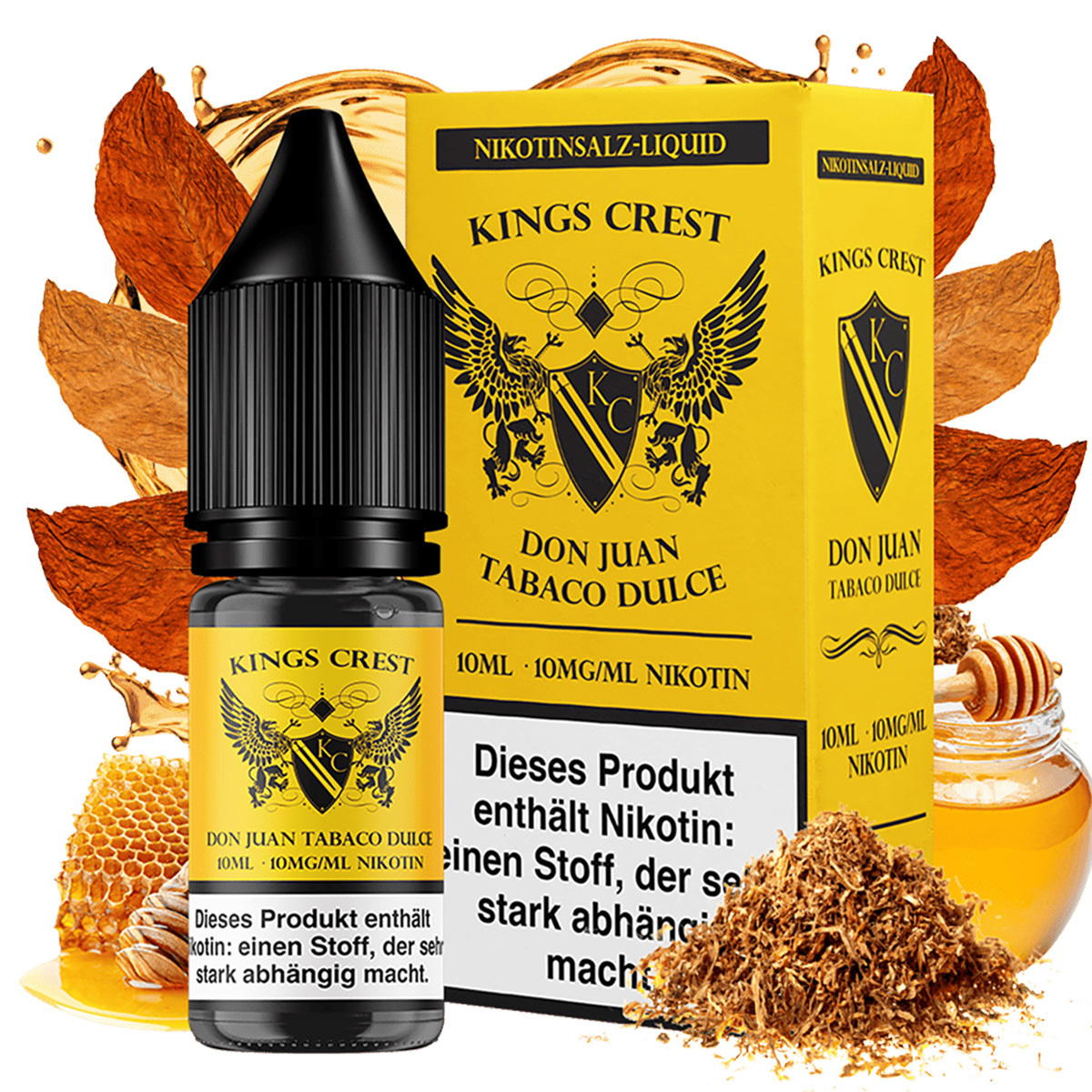 Produktbild Kings Crest Don Juan Tabaco Dulce NicSalt Liquid