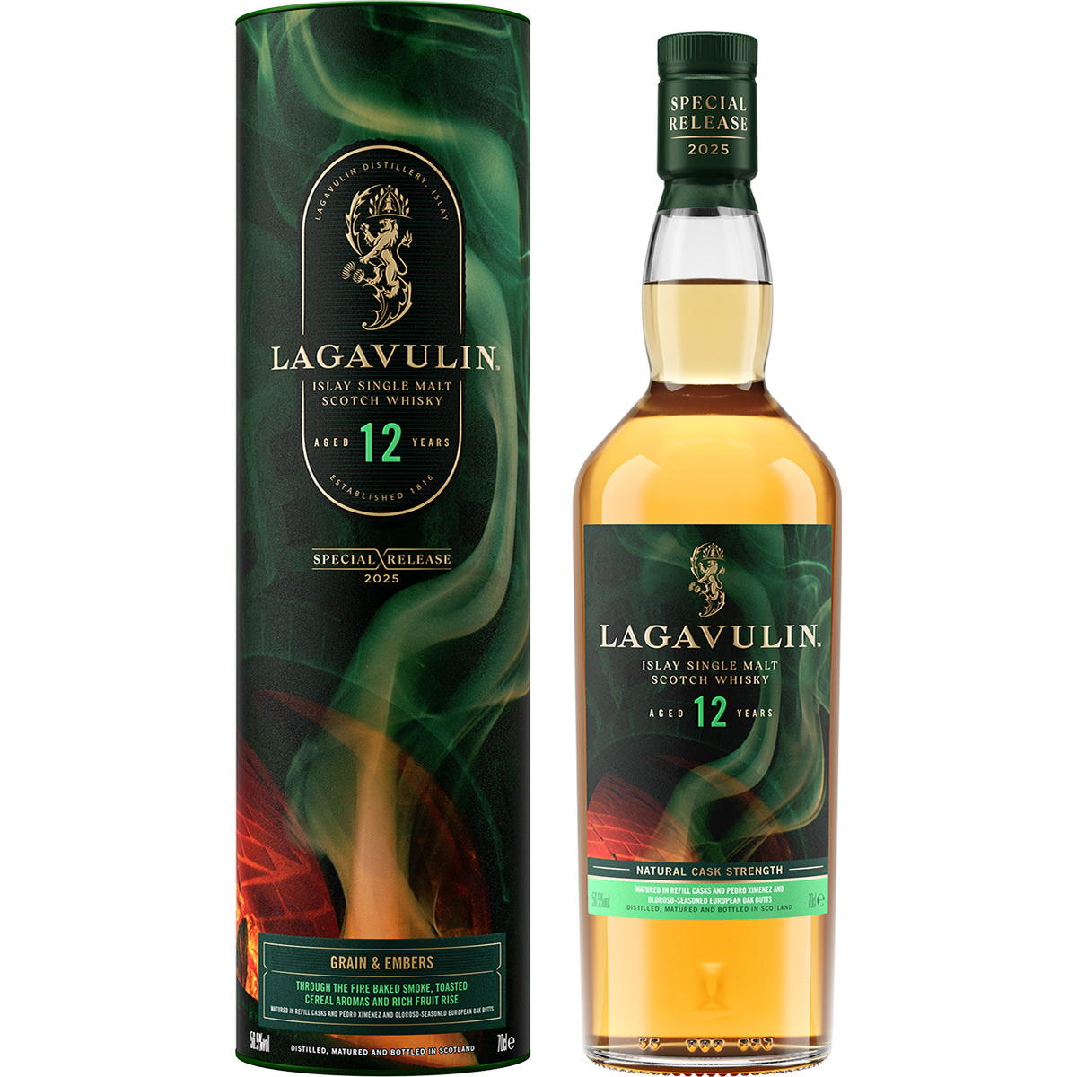 Produktbild Lagavulin 12 Jahre Special Release 2025 Single Malt Scotch Whisky 56,5% Vol. 700ml