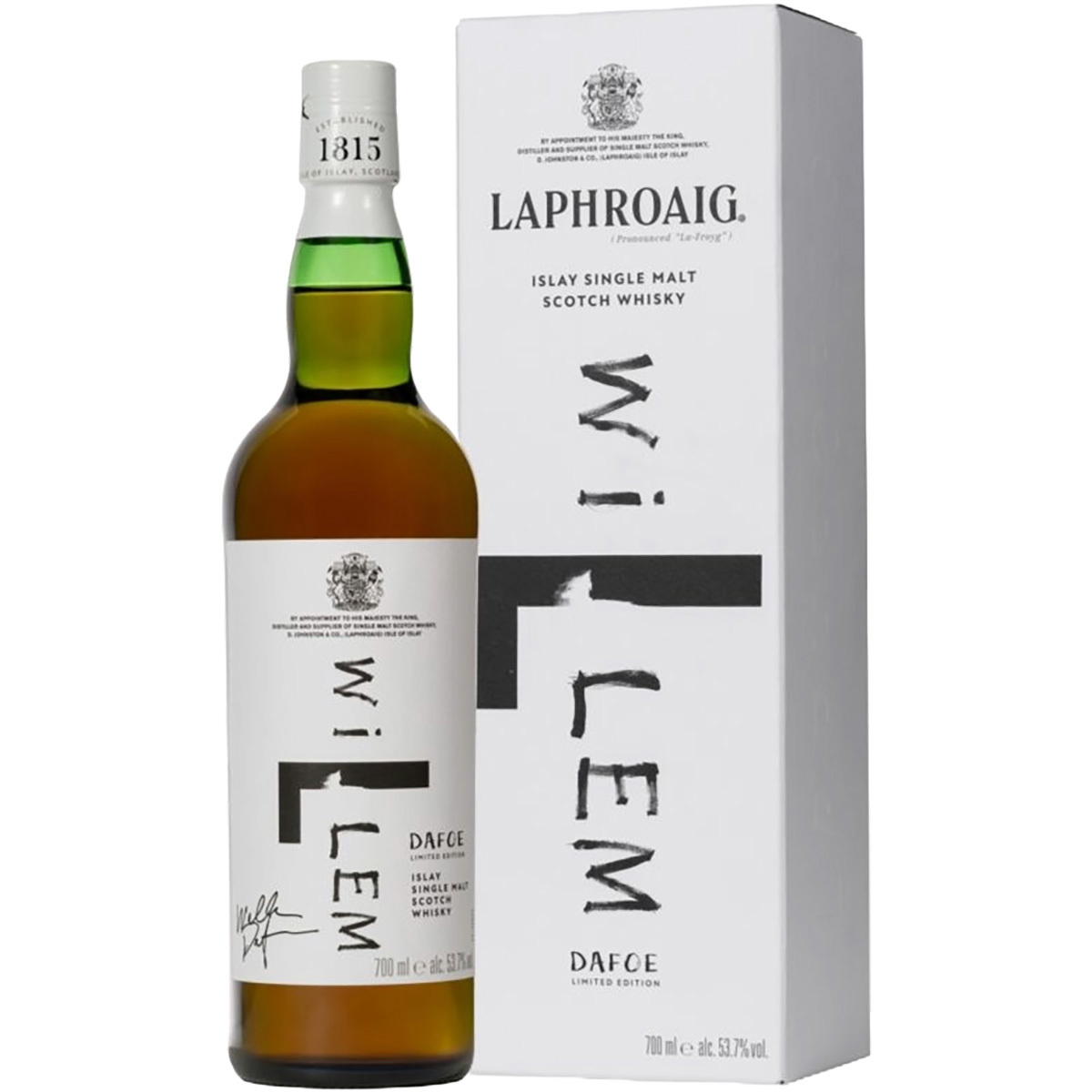 Produktbild Laphroaig 14 Jahre Willem Dafoe Limited Edition Single Malt Scotch Whisky 53,7% Vol. 700ml