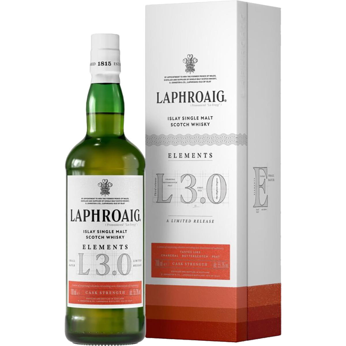 Produktbild Laphroaig Elements 3.0 Islay Single Malt Scotch Whisky 55,3% Vol. 700ml