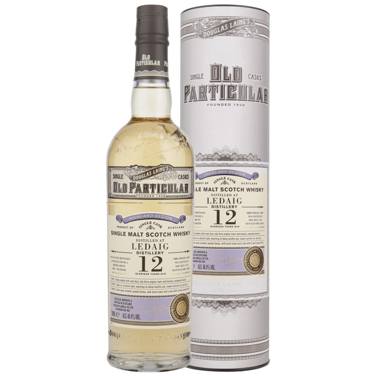 Produktbild Ledaig 12 Jahre 20011/ 2023 Old Particular Single Malt Scotch Whisky 48,4% Vol. 700ml
