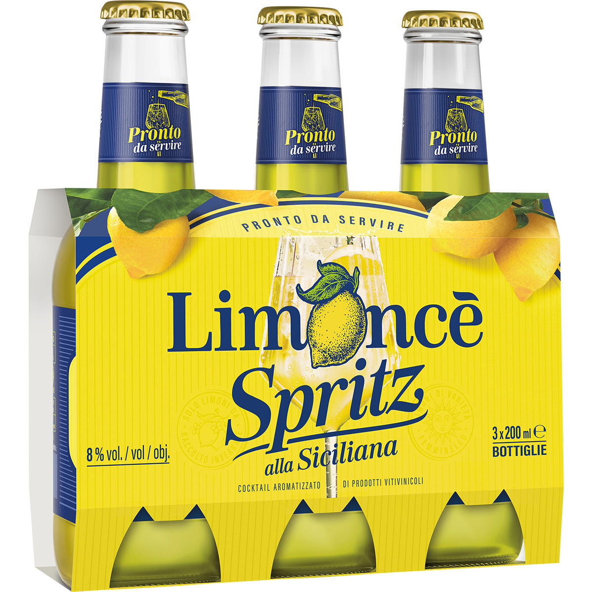 Produktbild Limoncè Spritz 8% Vol. 600ml 3er Pack Produktbild Limoncè Spritz 8% Vol. 600ml 3er Pack