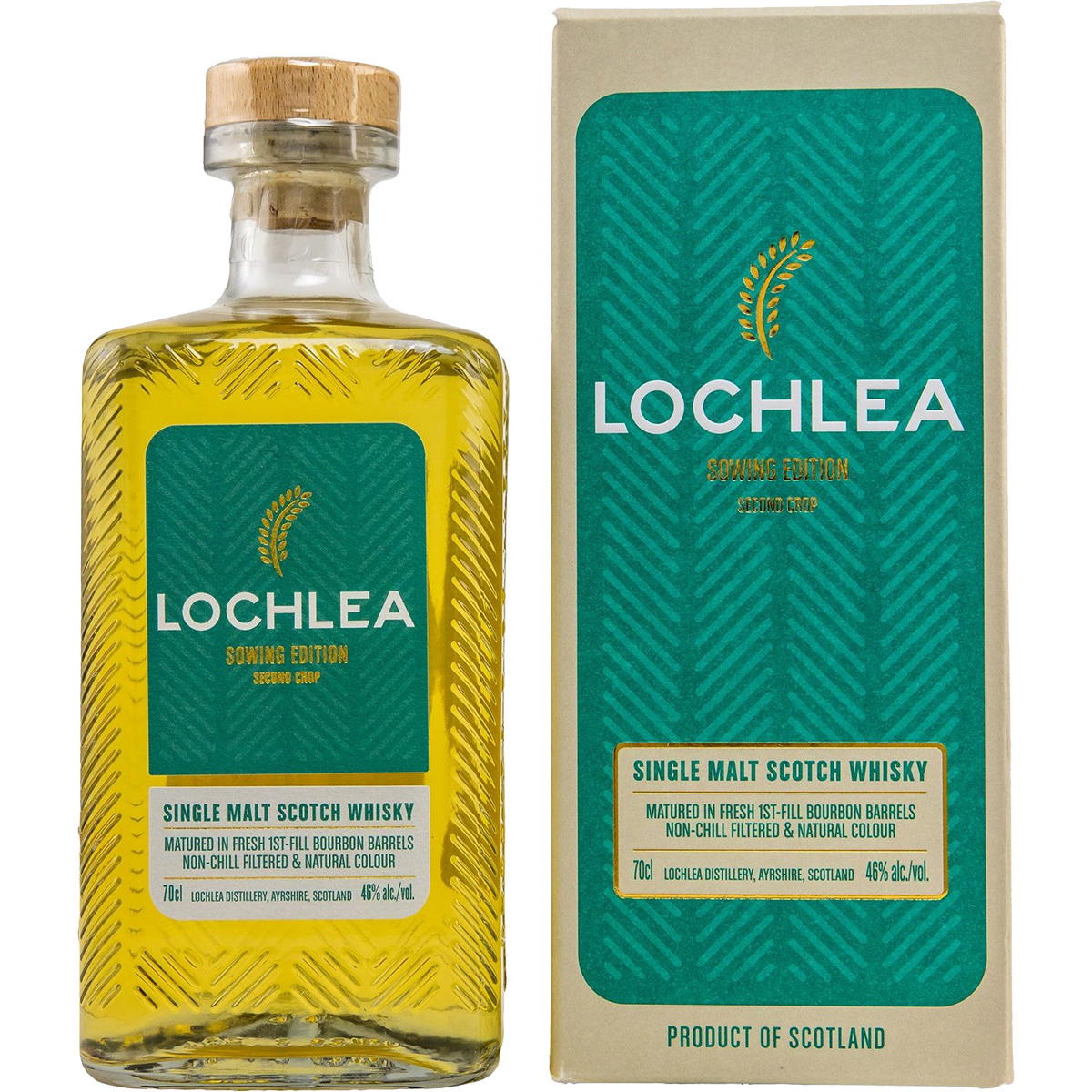 Produktbild Lochlea Sowing Edition Second Crop Single Malt Scotch Whisky 46% Vol. 700ml