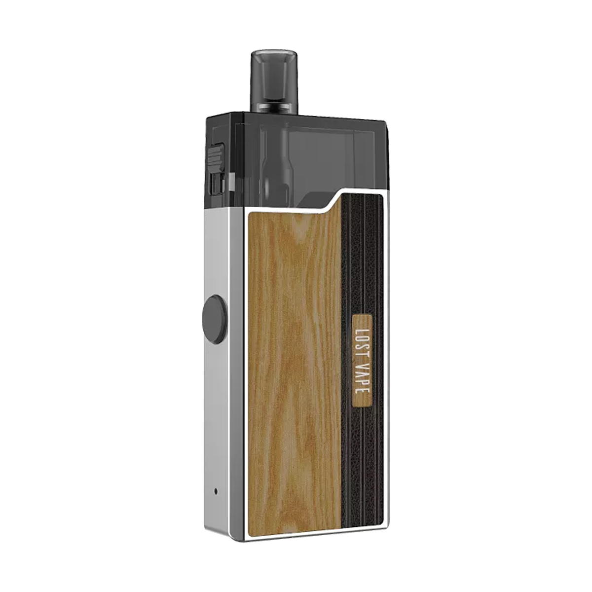 Produktbild Lost Vape Origin M 800mAh 3ml Pod System Kit Holz-Silber