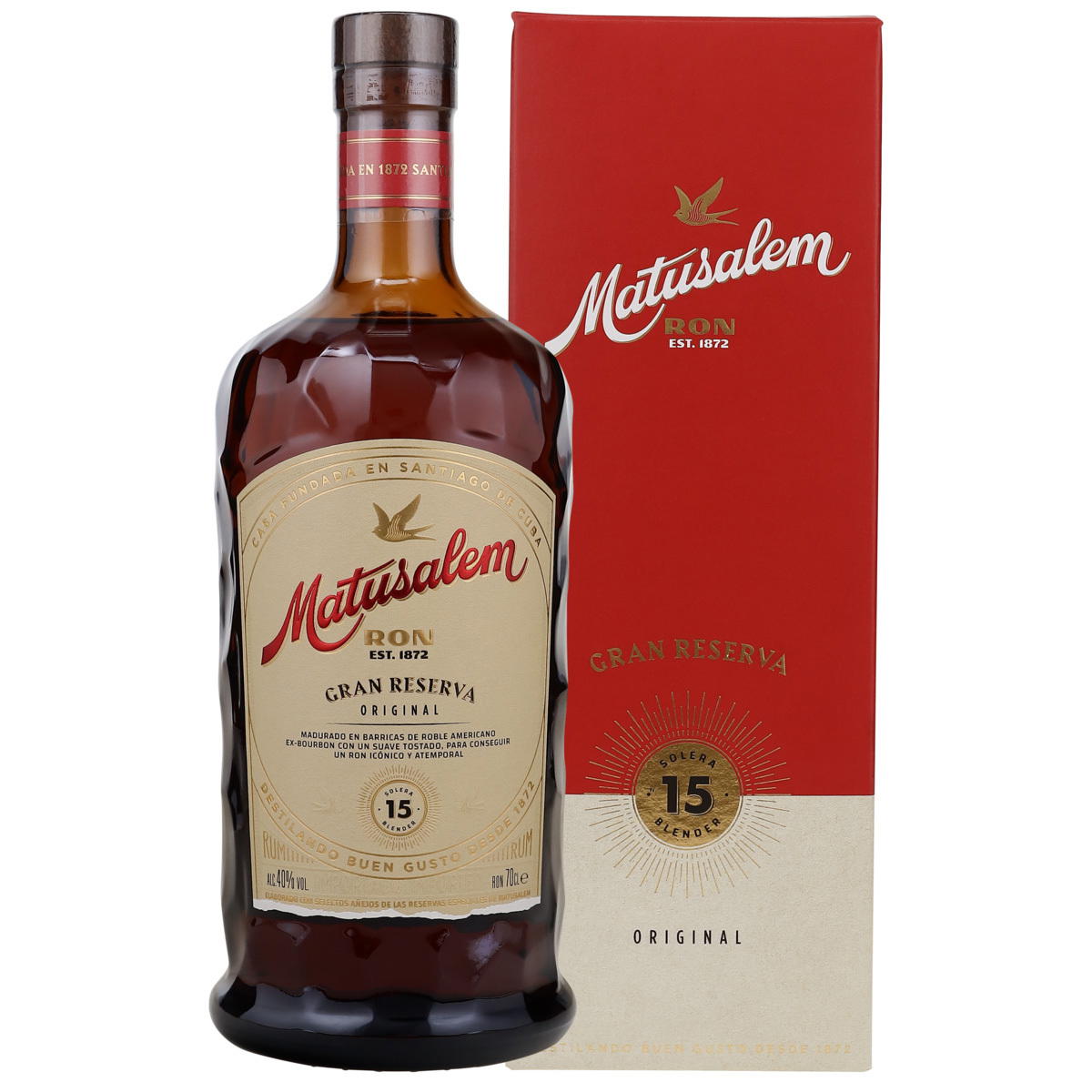 Produktbild Matusalem 15 Jahre Gran Reserva Rum 40% Vol. 700ml