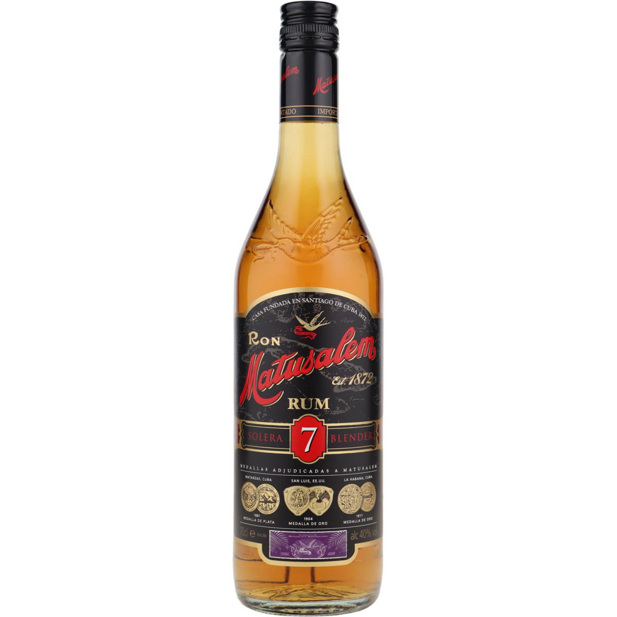 Produktbild Matusalem 7 Jahre Rum 40% Vol. 700ml