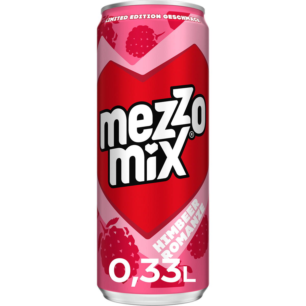 Produktbild Mezzo Mix Himbeer Romanze Limited Edition Erfrischungsgetränk