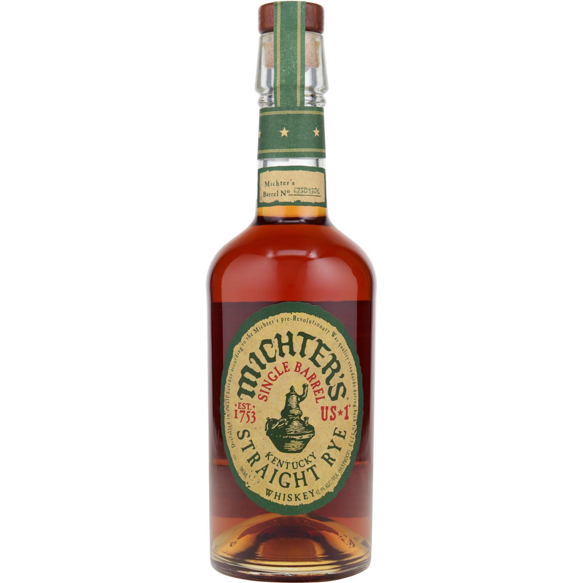Produktbild Michter's US*1 Single Barrel Straight Rye Kentucky Whiskey 42,4% Vol. 700ml