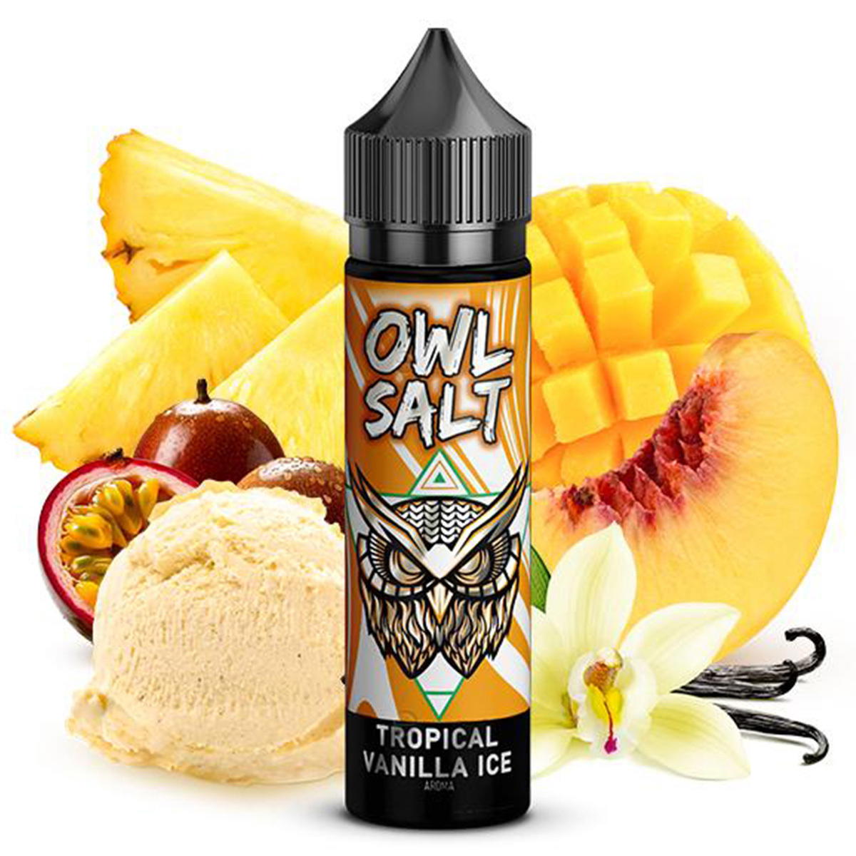 Produktbild OWL Salt Tropical Vanilla Ice Aroma
