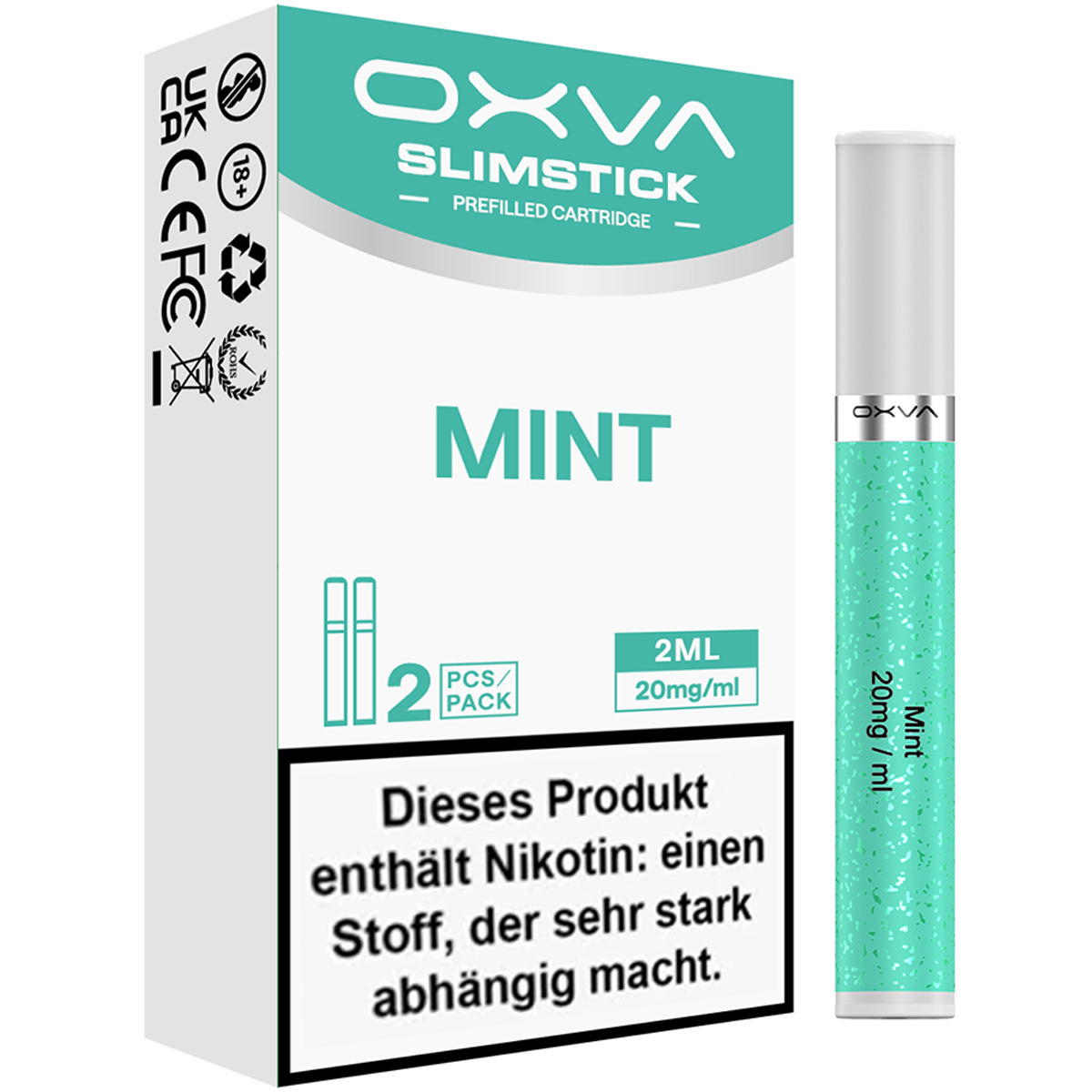 Produktbild OXVA SlimStick – Mint – Prefilled Pod 2er Pack