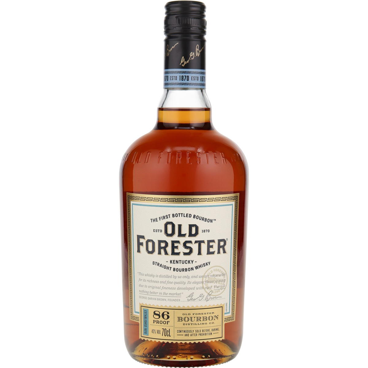 Produktbild Old Forester 86 Proof Kentucky Straight Bourbon Whisky 43% Vol. 700ml