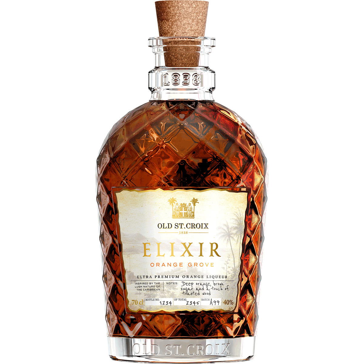 Produktbild Old St. Croix Elixir Orange Grove Rum-Likör 40% Vol. 700ml