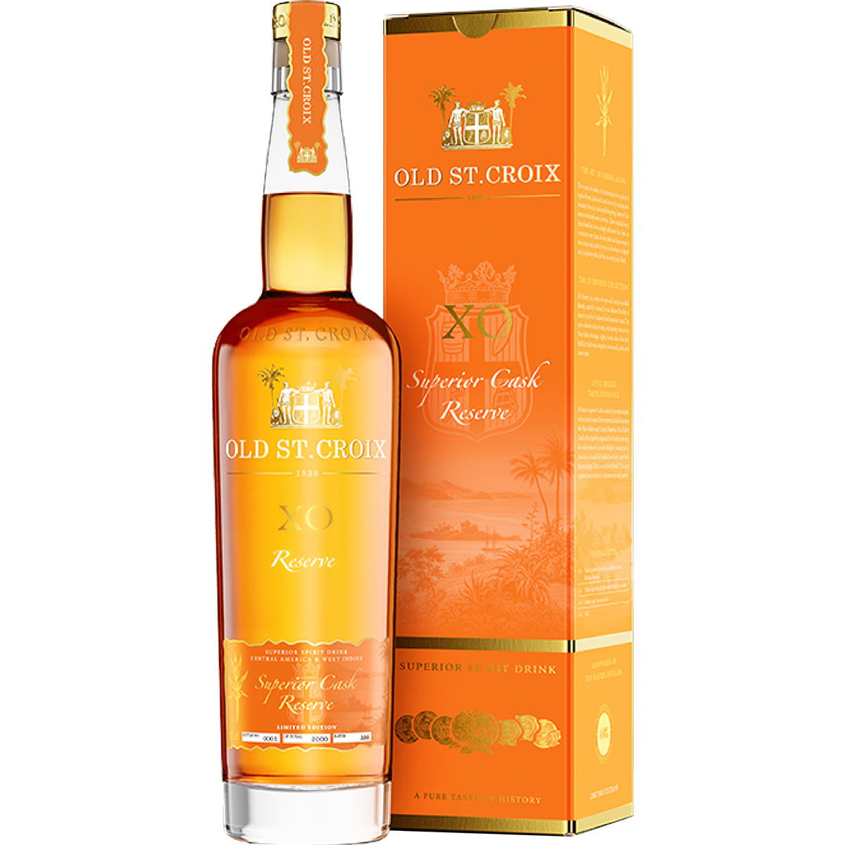 Produktbild Old St. Croix XO – Superior Cask Reserve Rum-Basis 40% Vol. 700ml