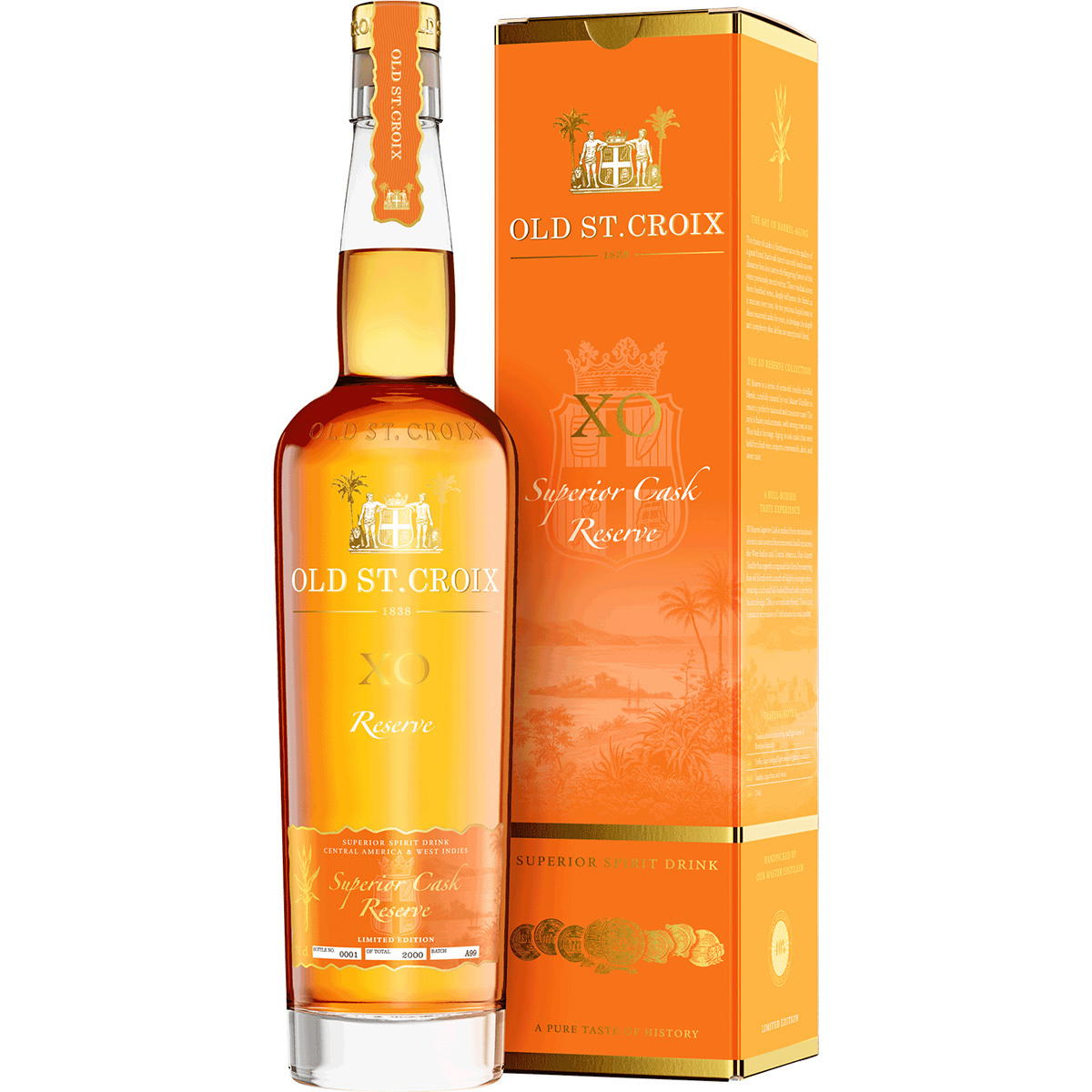 Produktbild Old St. Croix XO Superior Cask Reserve Rum-Basis 40% Vol. 700ml