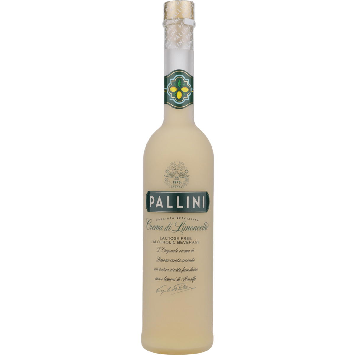 Produktbild Pallini Crema di Limoncello Likör 14,5% Vol. 500ml