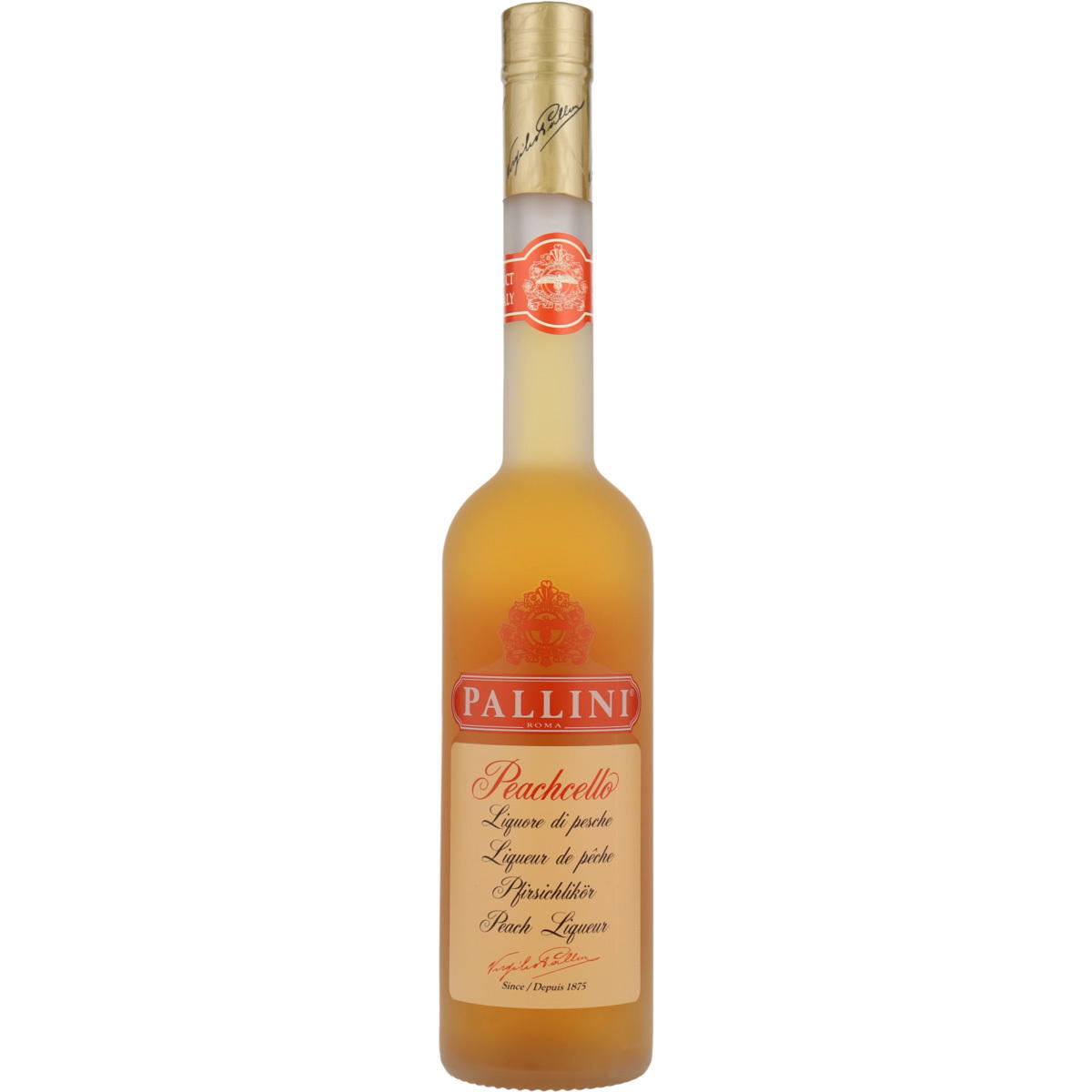 Produktbild Pallini Peachcello Likör 26% Vol. 500ml