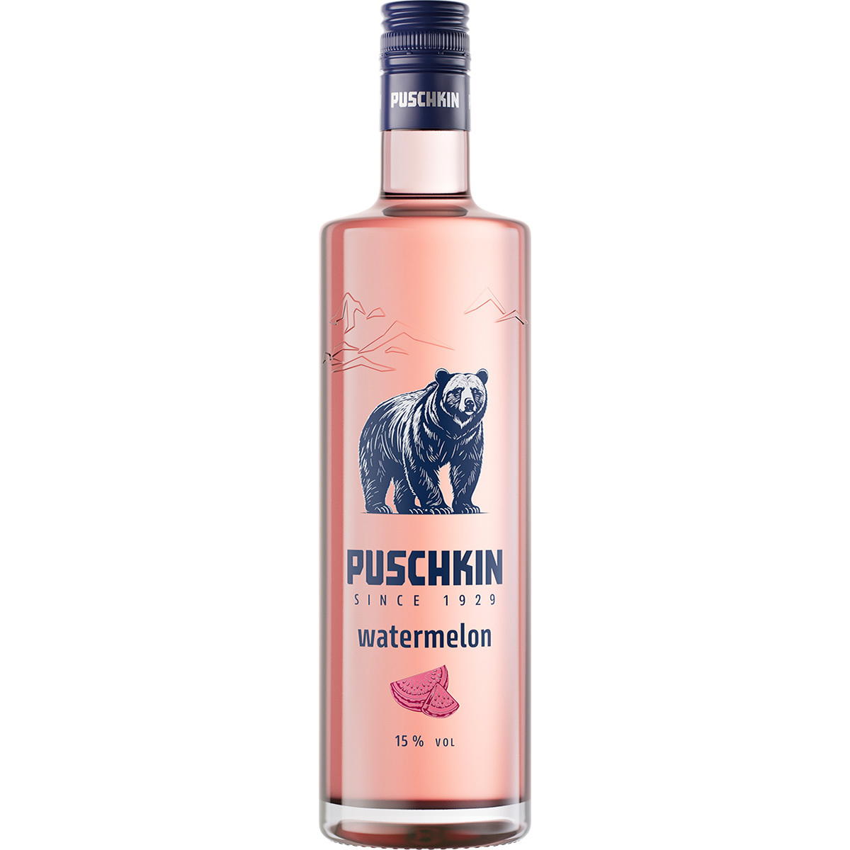 Produktbild Puschkin Watermelon Likör 15% Vol. 700ml Produktbild Puschkin Watermelon Likör 15% Vol. 700ml
