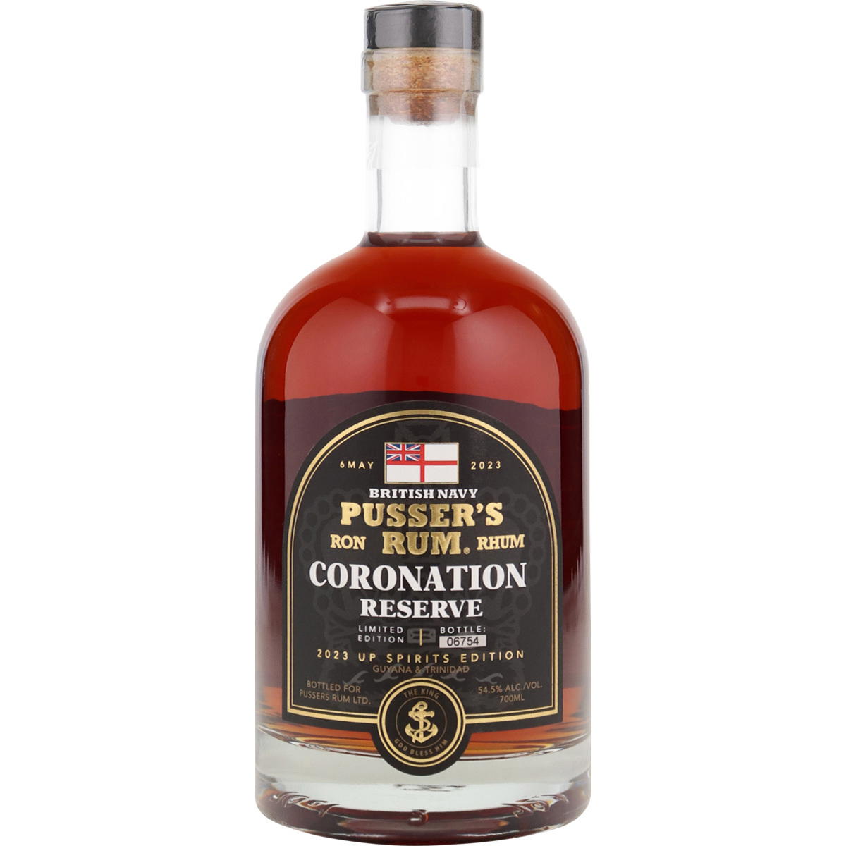 Produktbild Pusser's Rum Coronation Reserve 54,5% Vol. 700ml