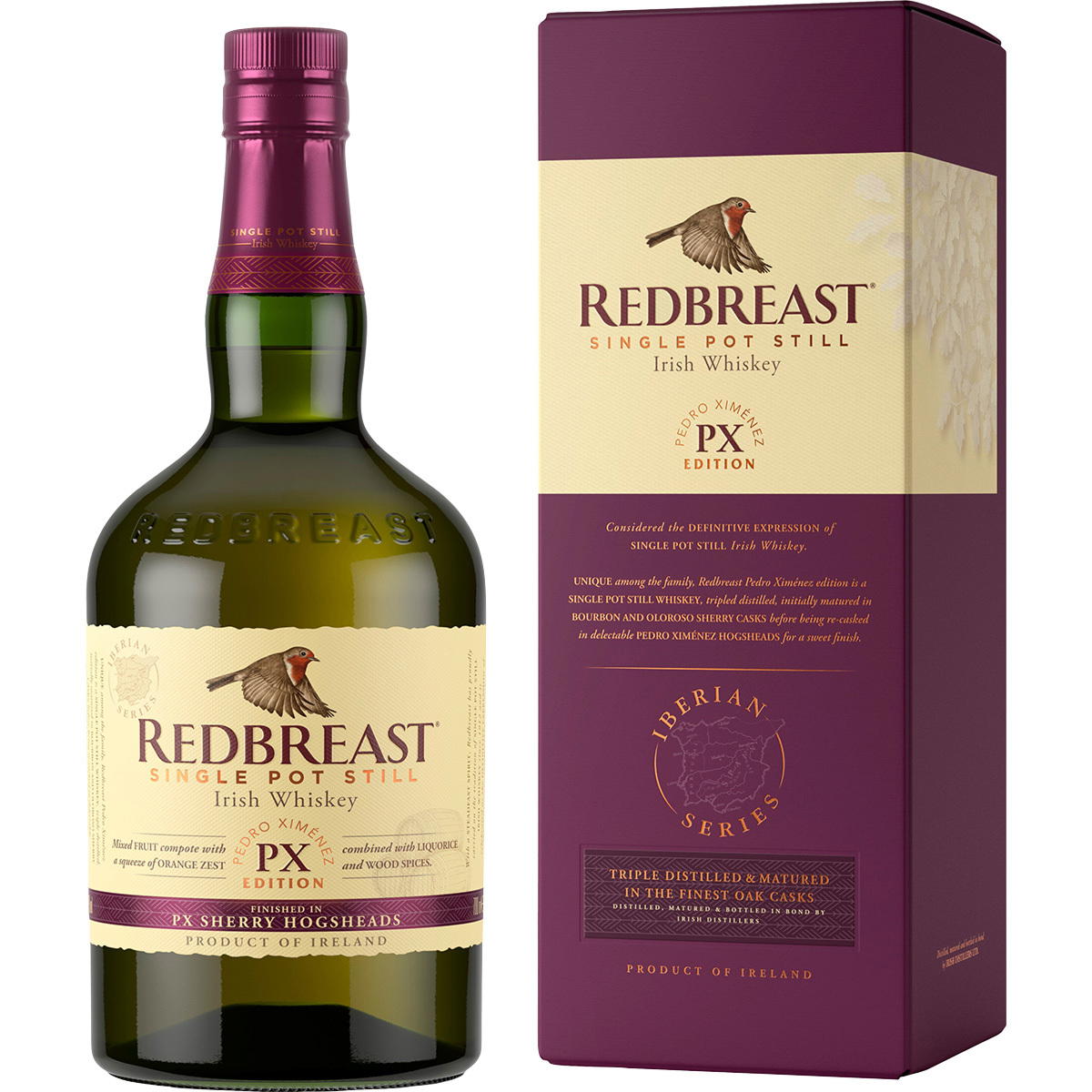 Produktbild Redbreast PX Edition Irish Whiskey 46% Vol. 700ml Produktbild Redbreast PX Edition Irish Whiskey 46% Vol. 700ml