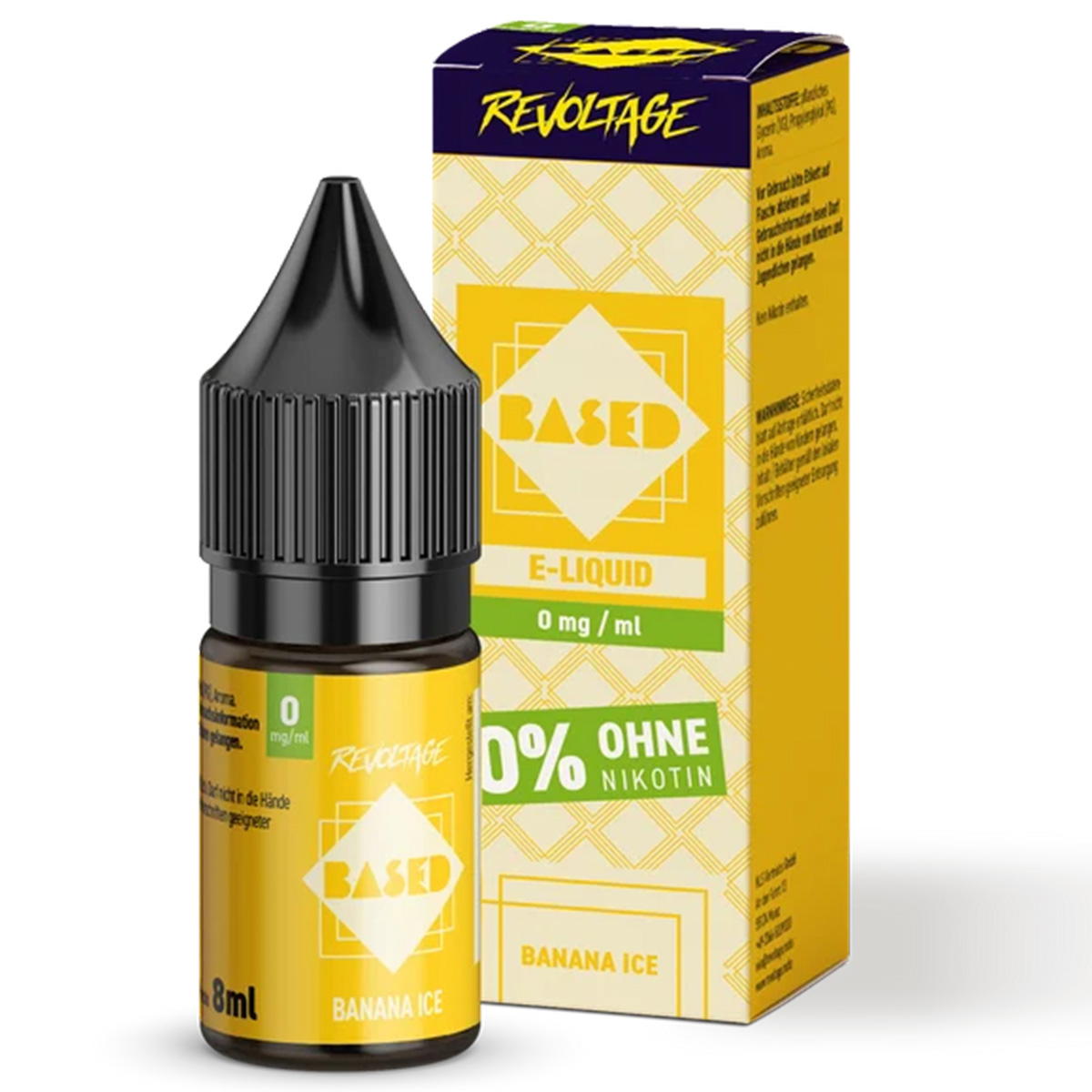 Produktbild Revoltage BASED Banana Ice NicSalt Liquid