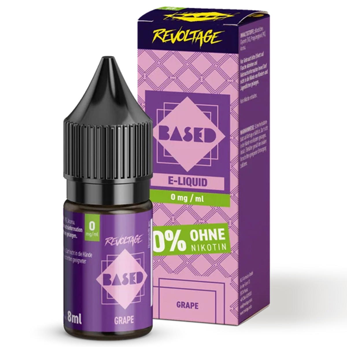 Produktbild Revoltage BASED Grape NicSalt Liquid Produktbild Revoltage BASED Grape NicSalt Liquid