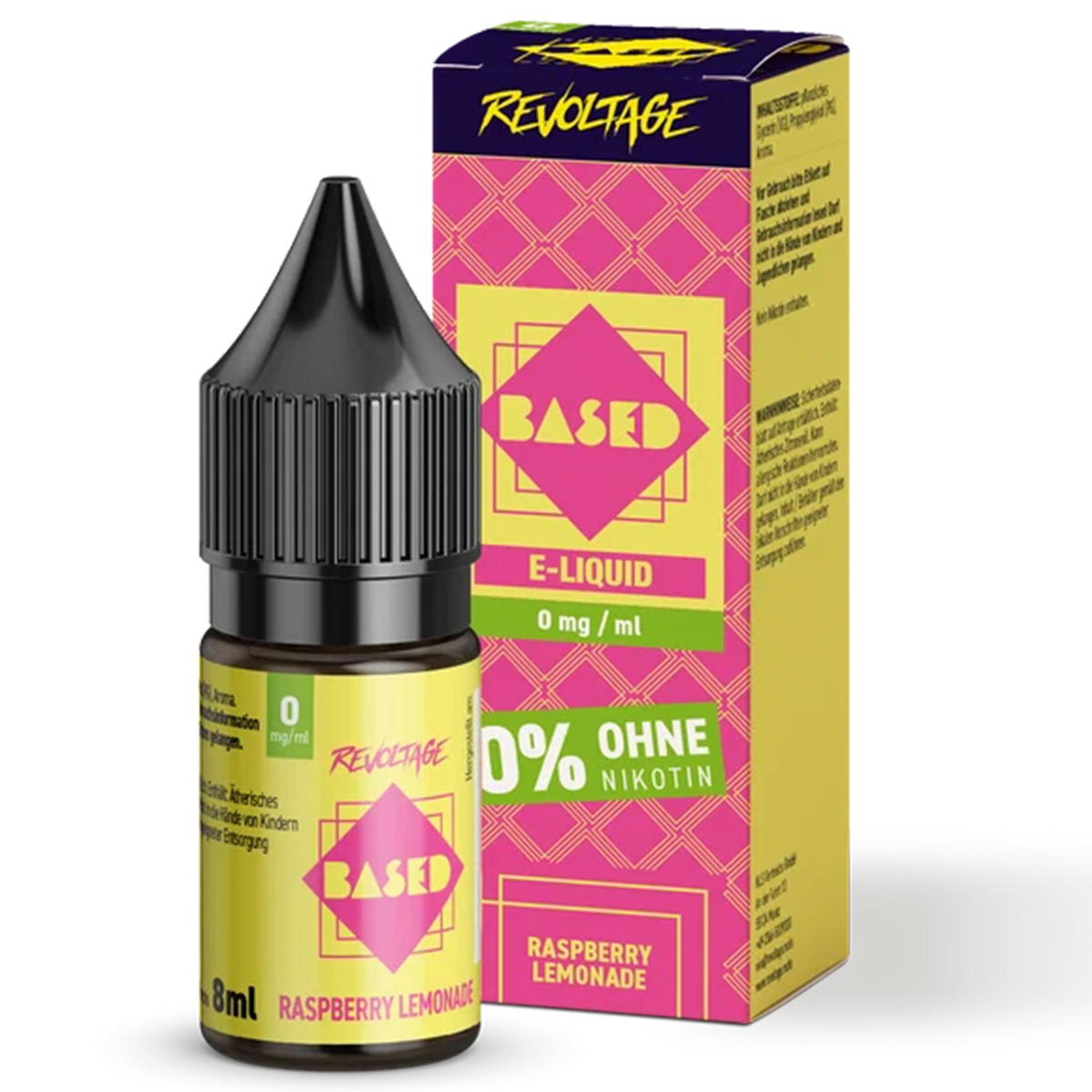 Produktbild Revoltage BASED Raspberry Lemonade NicSalt Liquid