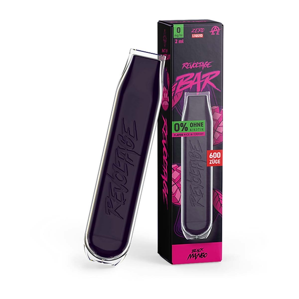 Produktbild Revoltage Bar E-Zigarette 600 Züge 450mAh Black Mango