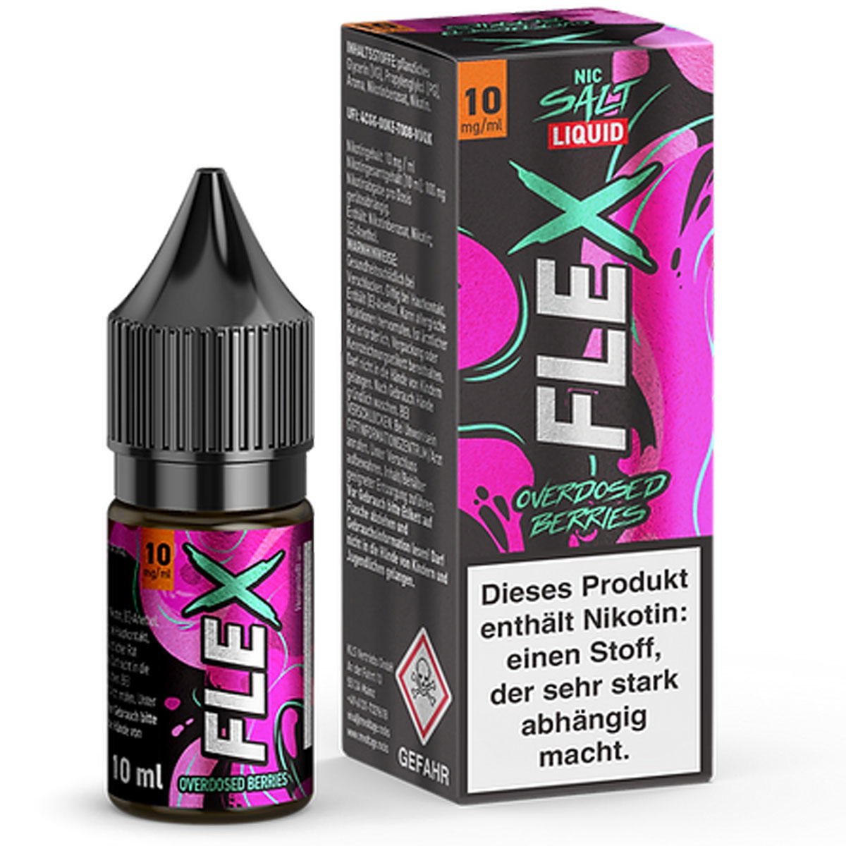 Produktbild Revoltage Flex Overdosed Berries NicSalt Liquid 10ml / 10mg