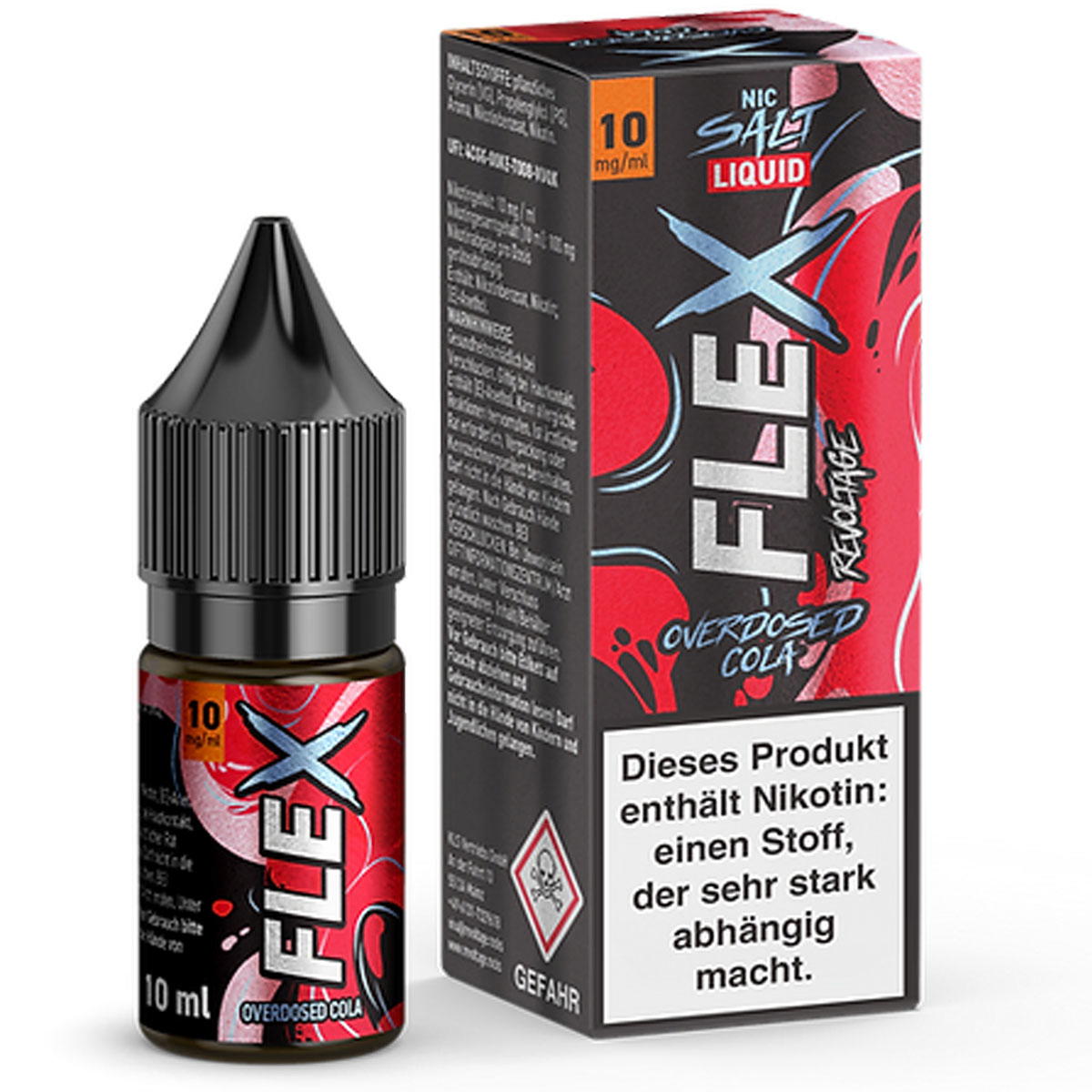 Produktbild Revoltage Flex Overdosed Cola NicSalt Liquid 10ml / 10mg