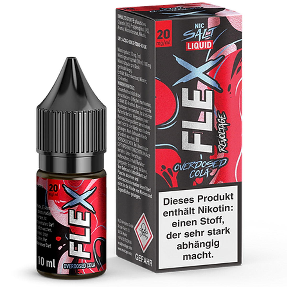 Produktbild Revoltage Flex Overdosed Cola NicSalt Liquid 10ml / 20mg