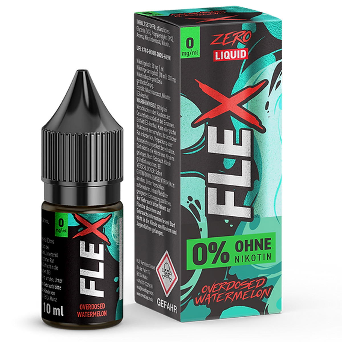 Produktbild Revoltage Flex Overdosed Watermelon NicSalt Liquid 0 mg / 10ml
