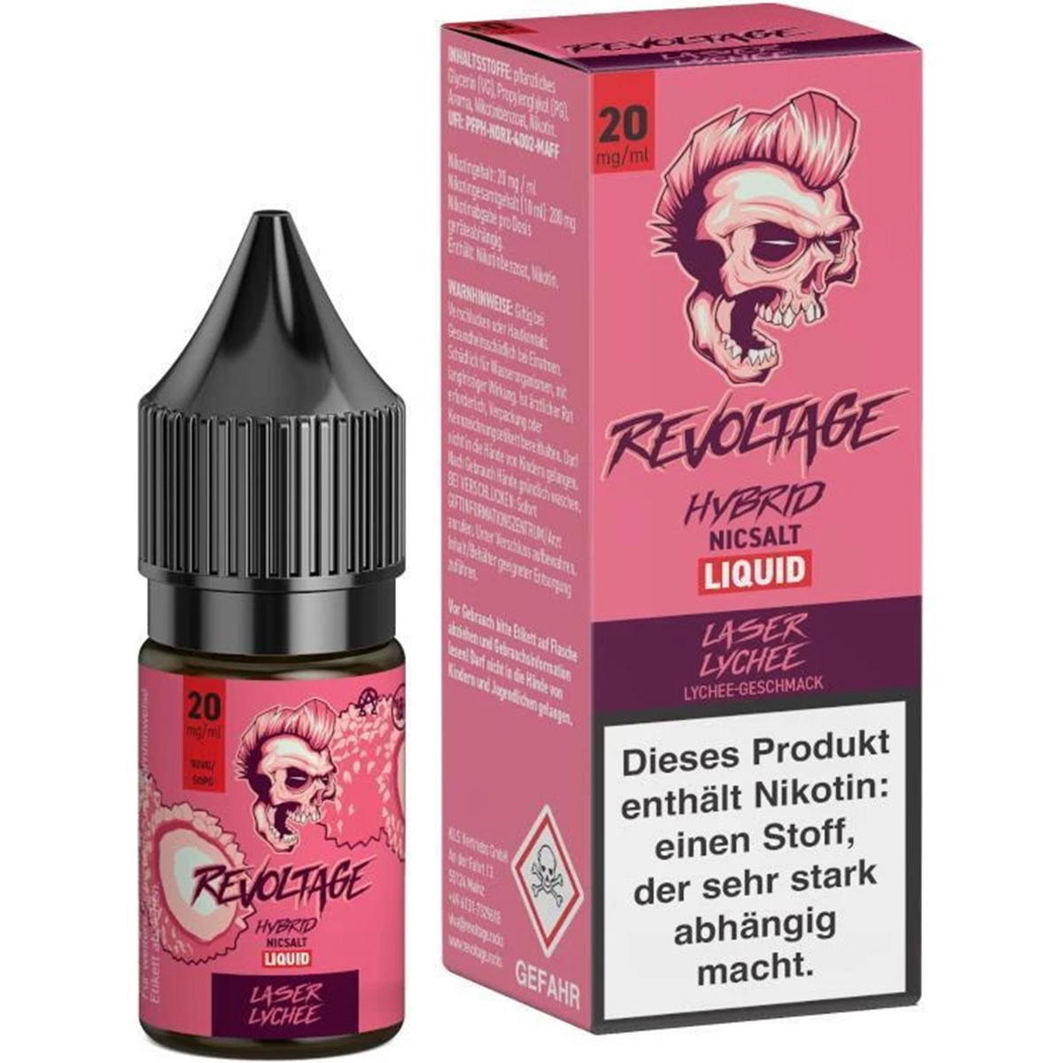 Produktbild Revoltage Laser Lychee NicSalt Liquid 10ml / 20mg