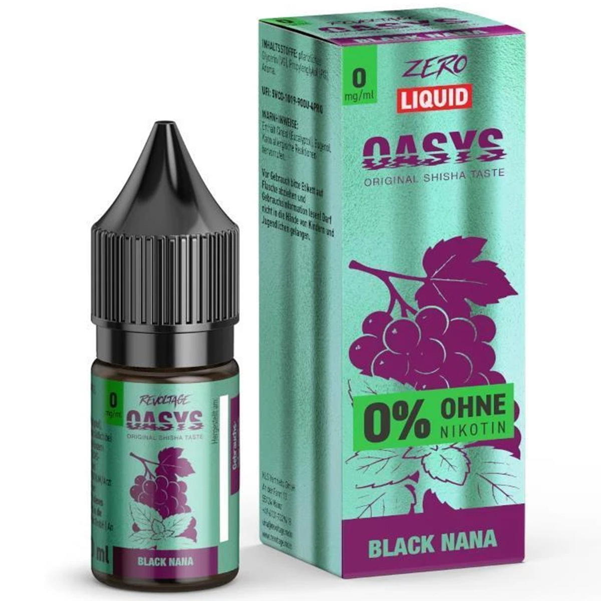 Produktbild Revoltage OASYS Black Nana NicSalt Liquid
