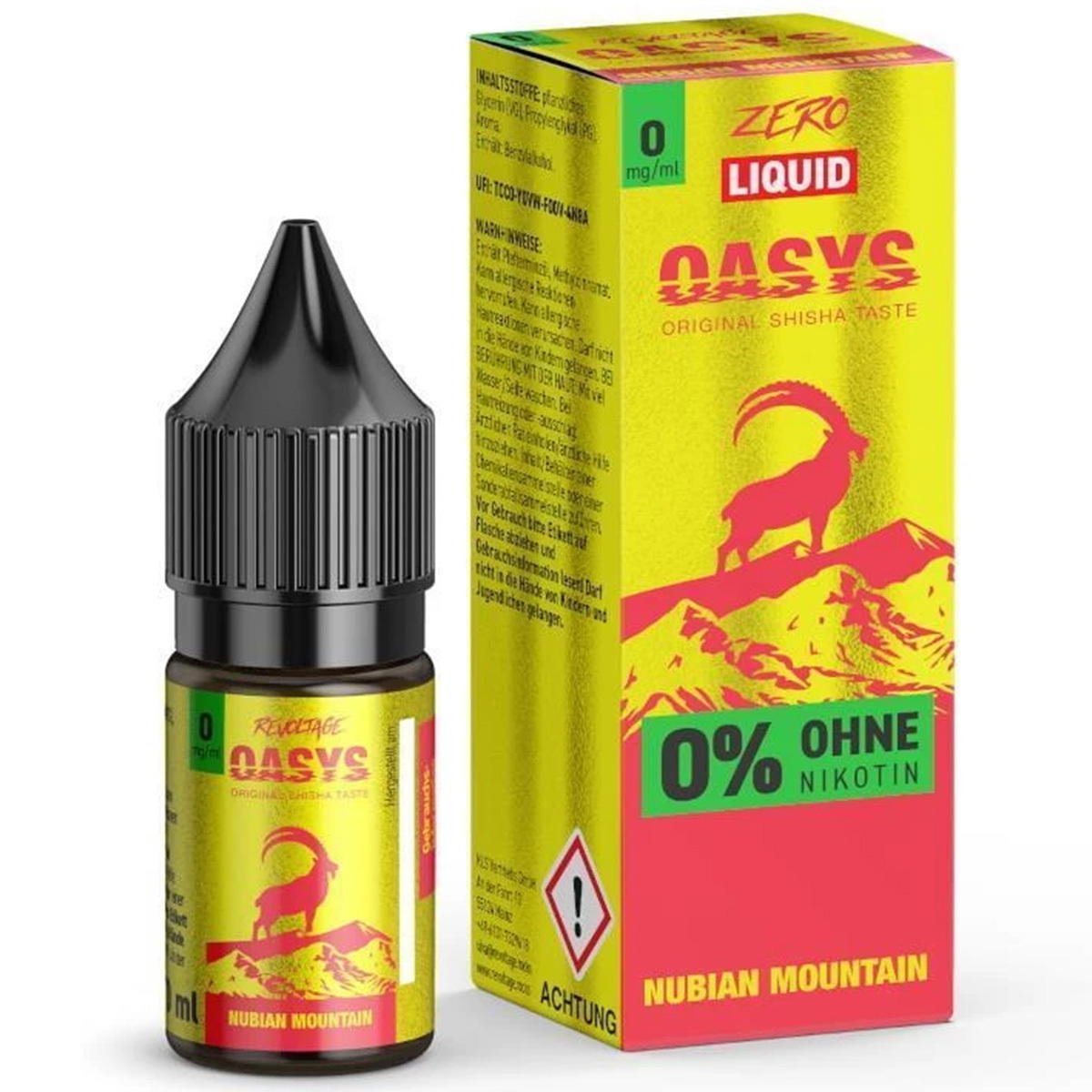 Produktbild Revoltage OASYS Nubian Mountain NicSalt Liquid