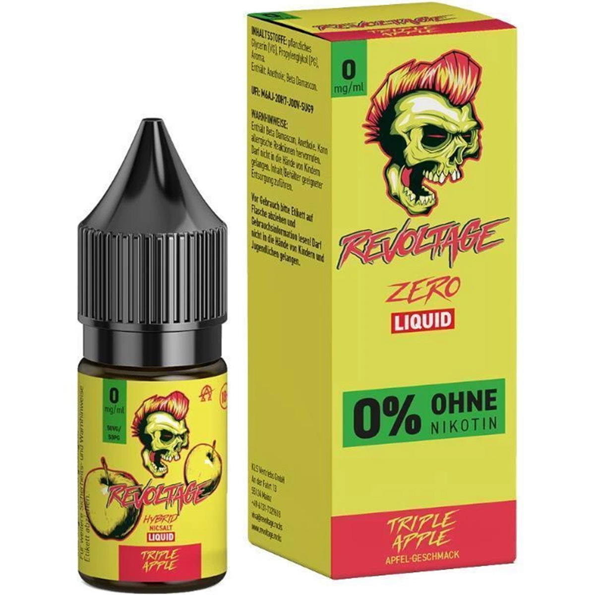 Produktbild Revoltage Triple Apple NicSalt Liquid