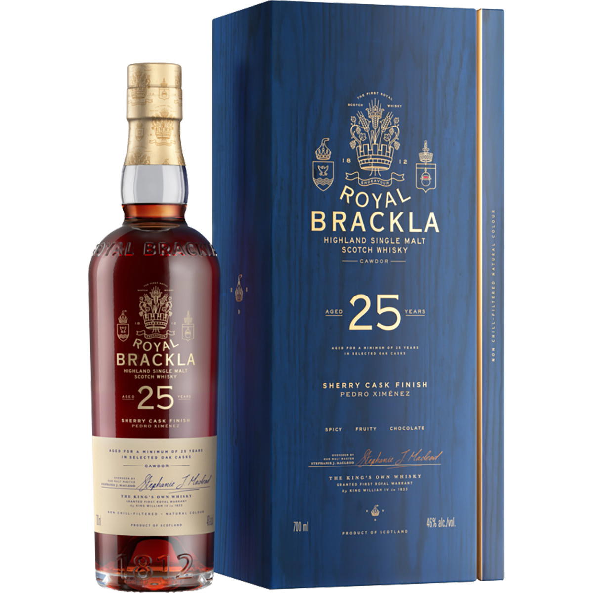 Produktbild Royal Brackla 25 Jahre Single Malt Scotch Whisky 46% Vol. 700ml