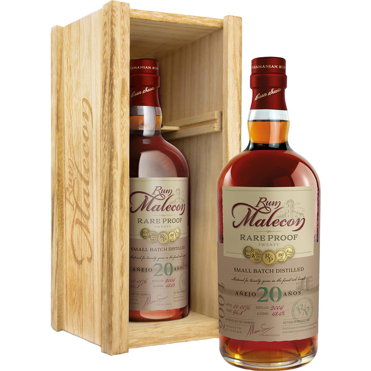 Produktbild Rum Malecon 20 Jahre Rare Proof 48,4% Vol. 700ml