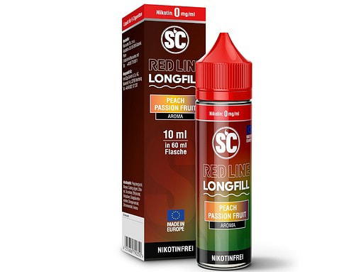 Produktbild SC Red Line Peach Passion Fruit v2 Longfill Aroma Produktbild SC Red Line Peach Passion Fruit v2 Longfill Aroma
