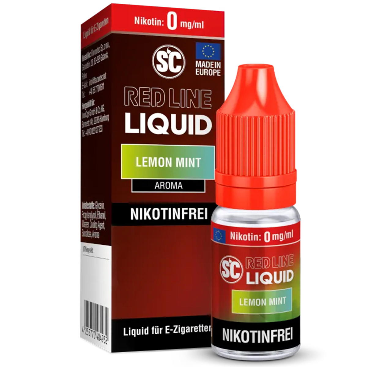 Produktbild SC Red Line Lemon Mint NicSalt Liquid