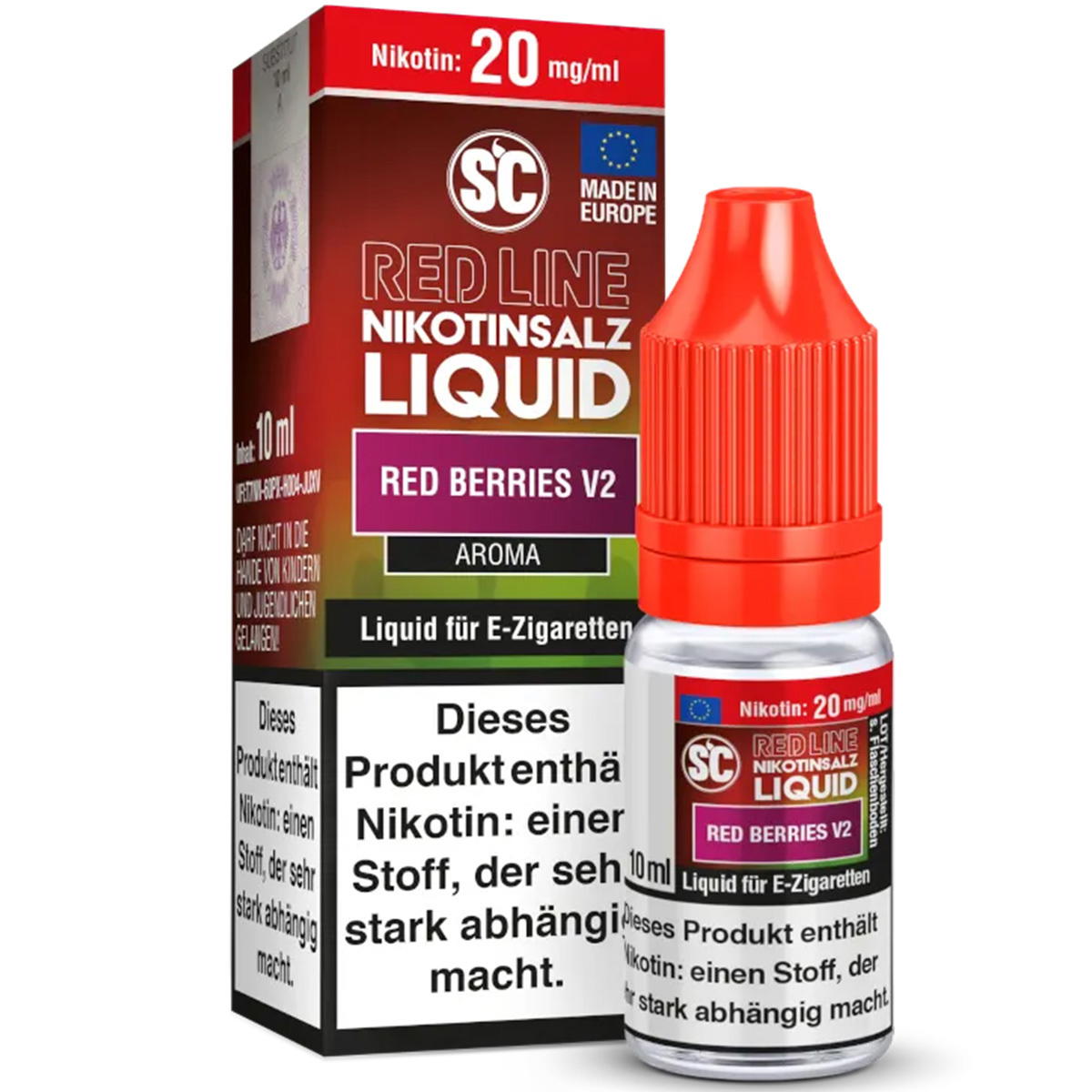 Produktbild SC Red Line Red Berries V2 NicSalt Liquid