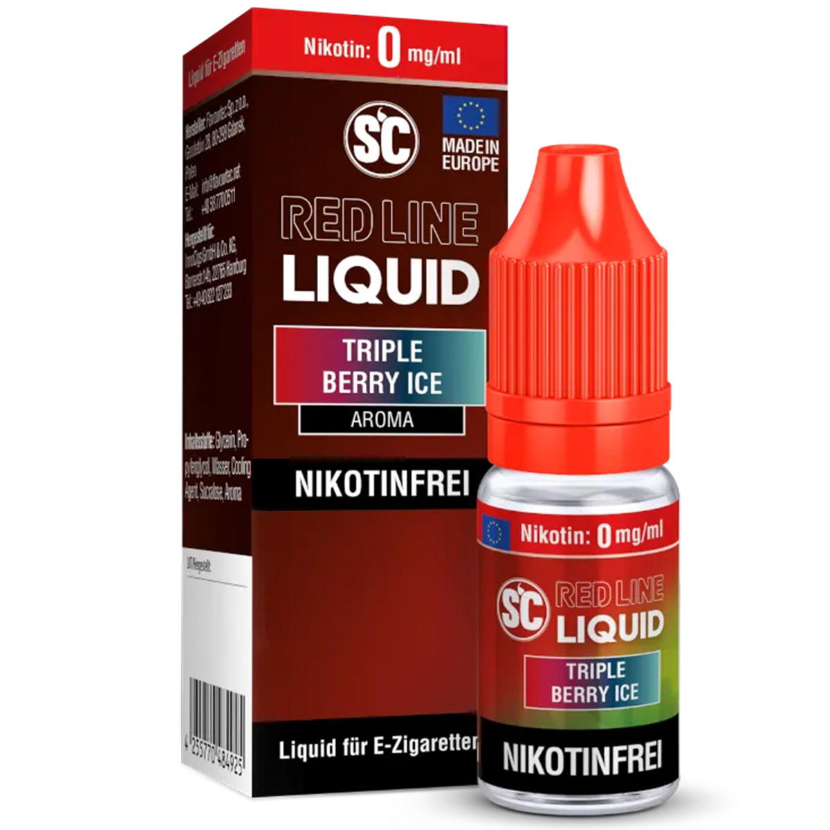 Produktbild SC Red Line Triple Berry Ice NicSalt Liquid Produktbild SC Red Line Triple Berry Ice NicSalt Liquid