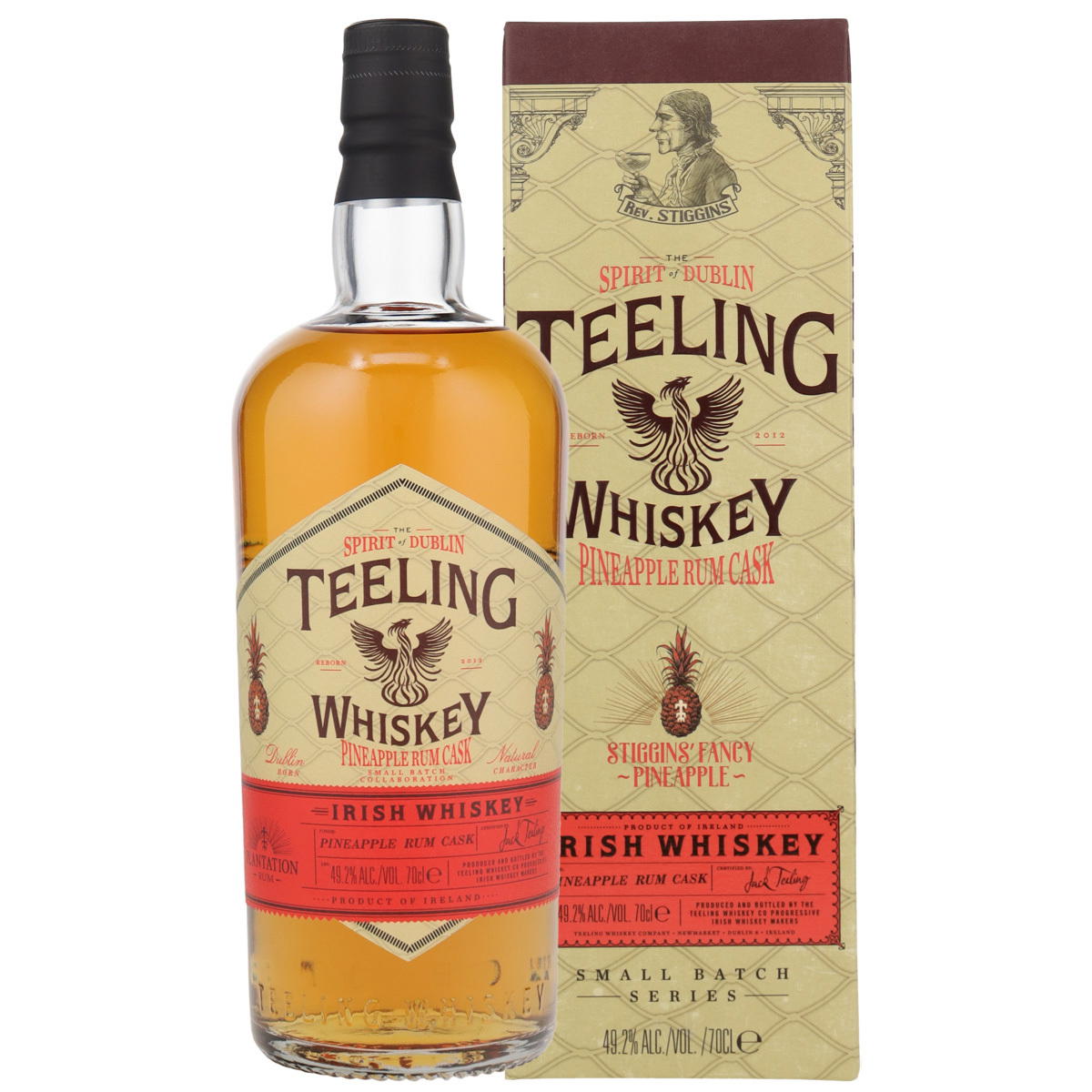 Produktbild Teeling Pineapple Rum Cask Irish Whiskey 49,2% Vol. 700ml Produktbild Teeling Pineapple Rum Cask Irish Whiskey 49,2% Vol. 700ml