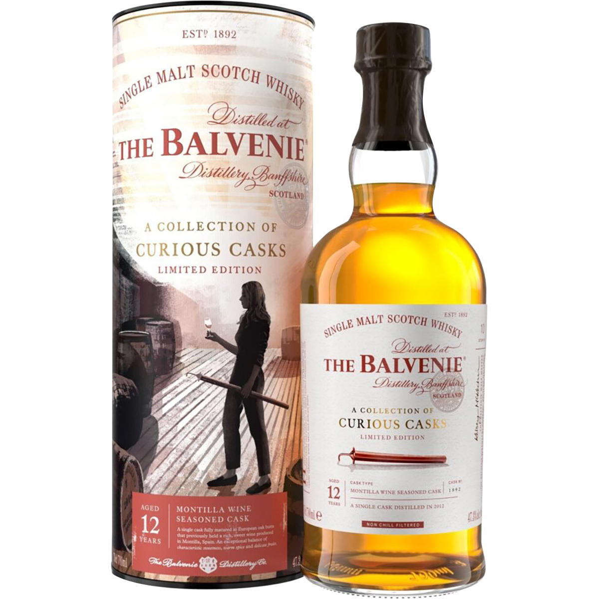 Produktbild The Balvenie 12 Jahre Montilla Wine Cask Finish Single Malt Scotch Whisky 47,3% Vol. 700ml