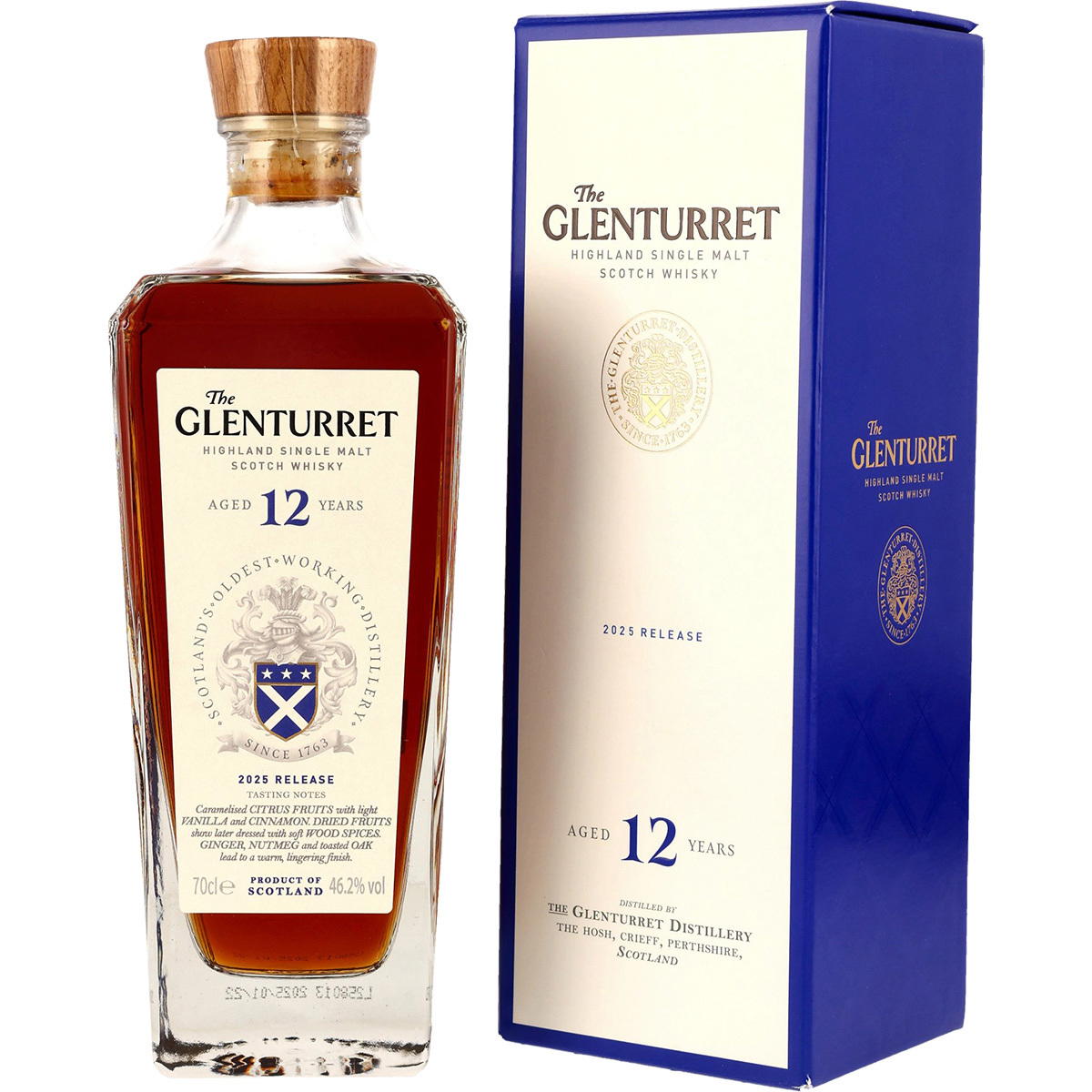 Produktbild The Glenturret 12 Jahre – 2025 Release Single Malt Scotch Whisky 46,2% Vol. 700ml