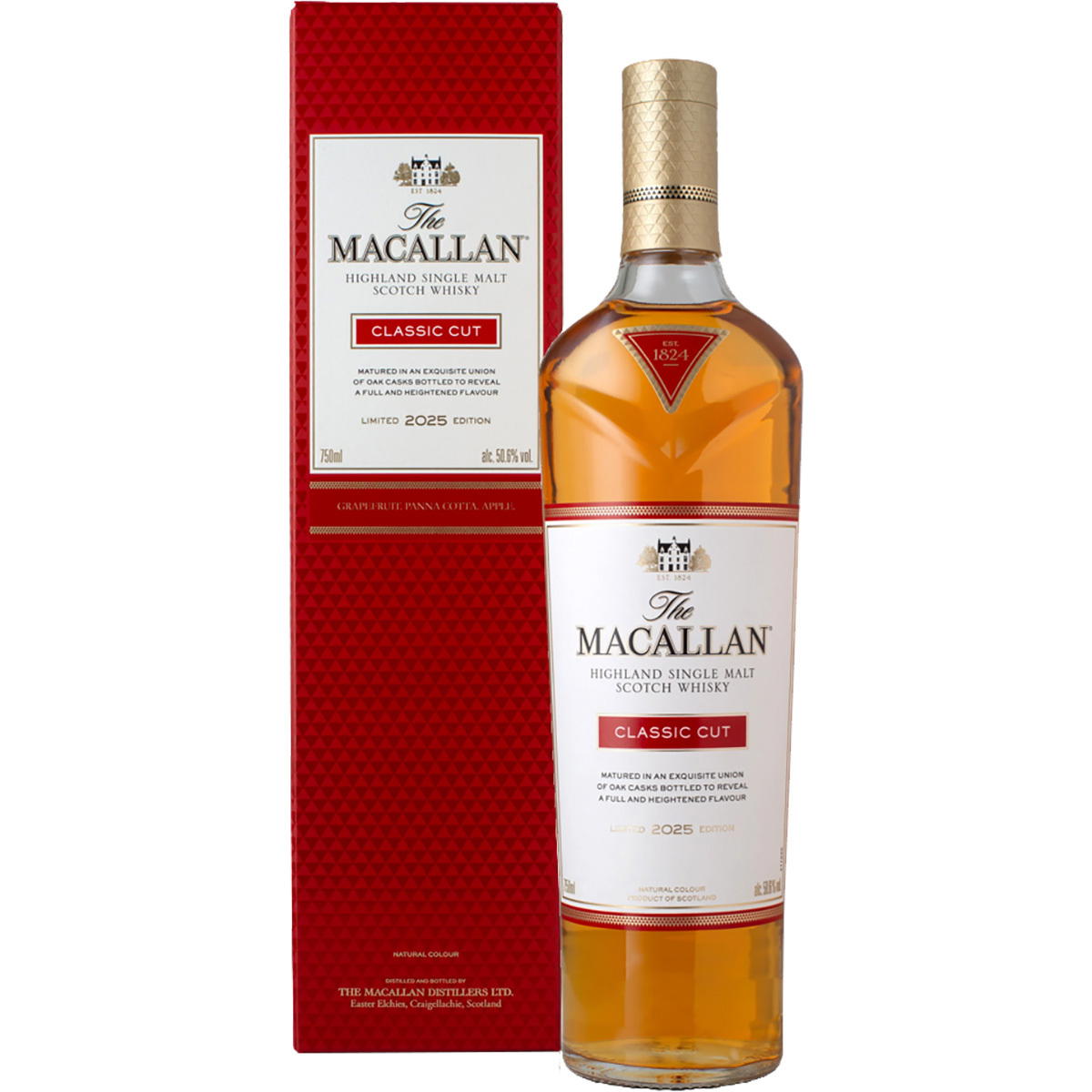 Produktbild The Macallan Classic Cut Limited Edition 2025 Single Malt Scotch Whisky 50,6% Vol. 700ml