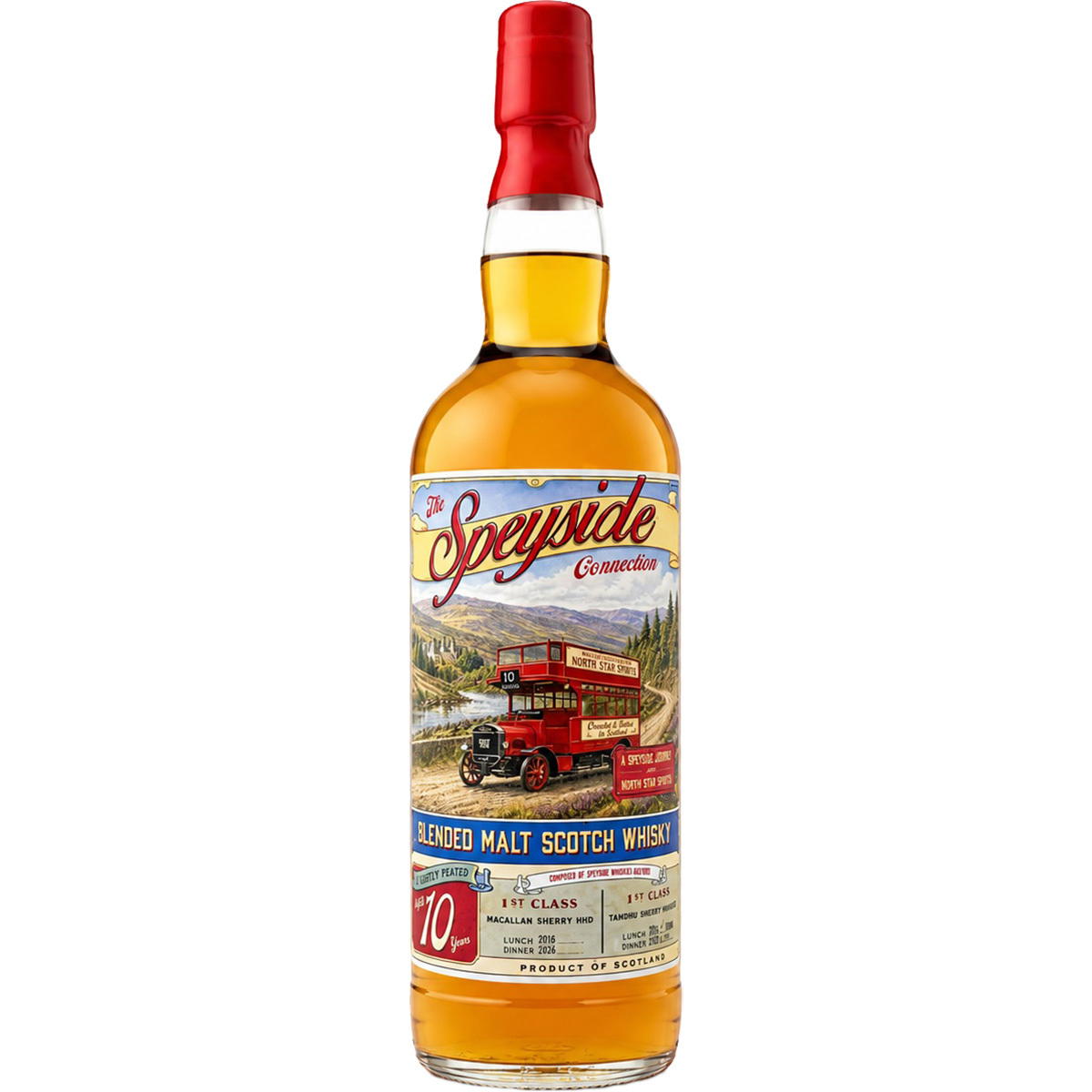 Produktbild The Speyside Connection 10 Jahre Blended Malt Scotch Whisky 52% Vol. 700ml