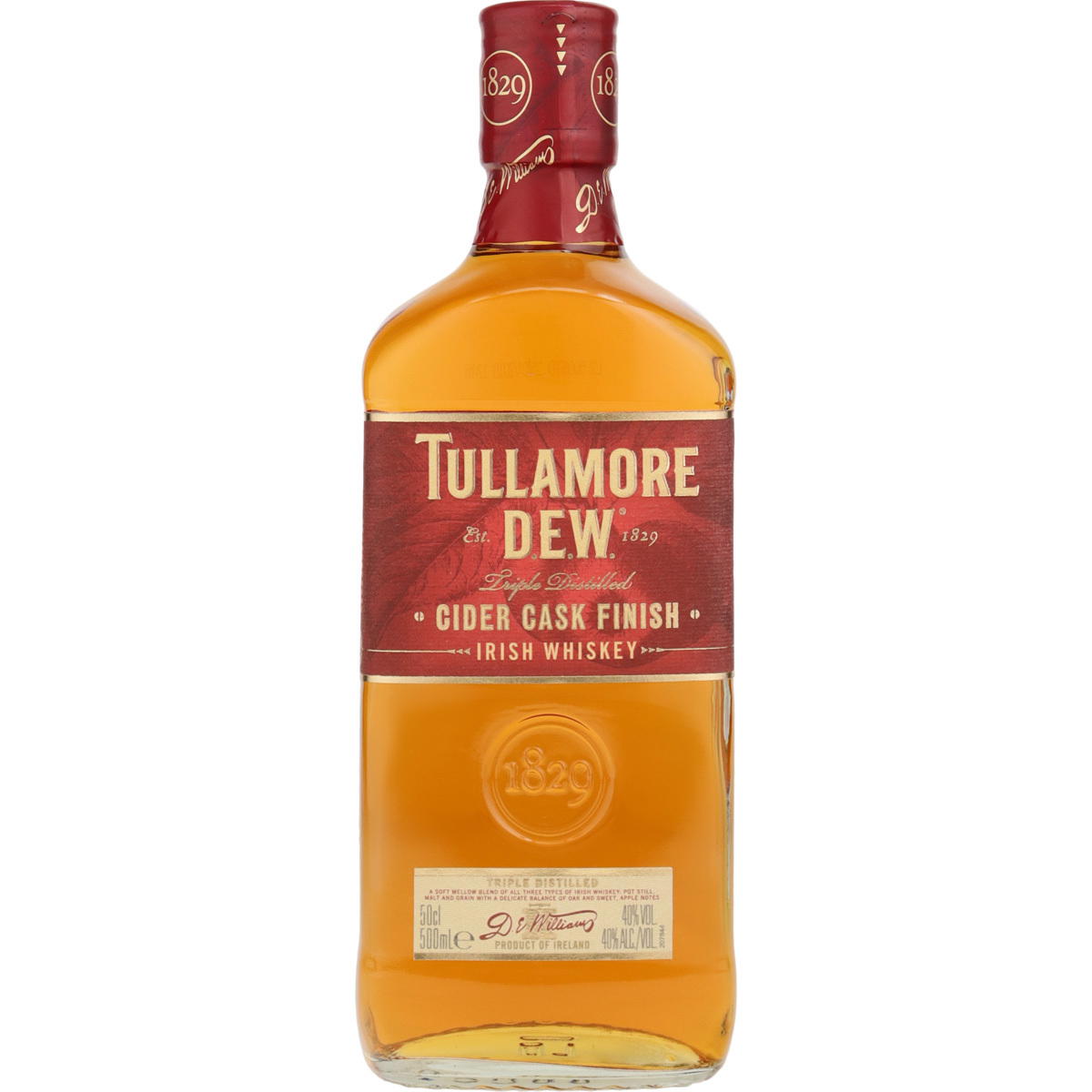 Produktbild Tullamore D.E.W. Cider Cask Finish Irish Whiskey 40% Vol. 500ml