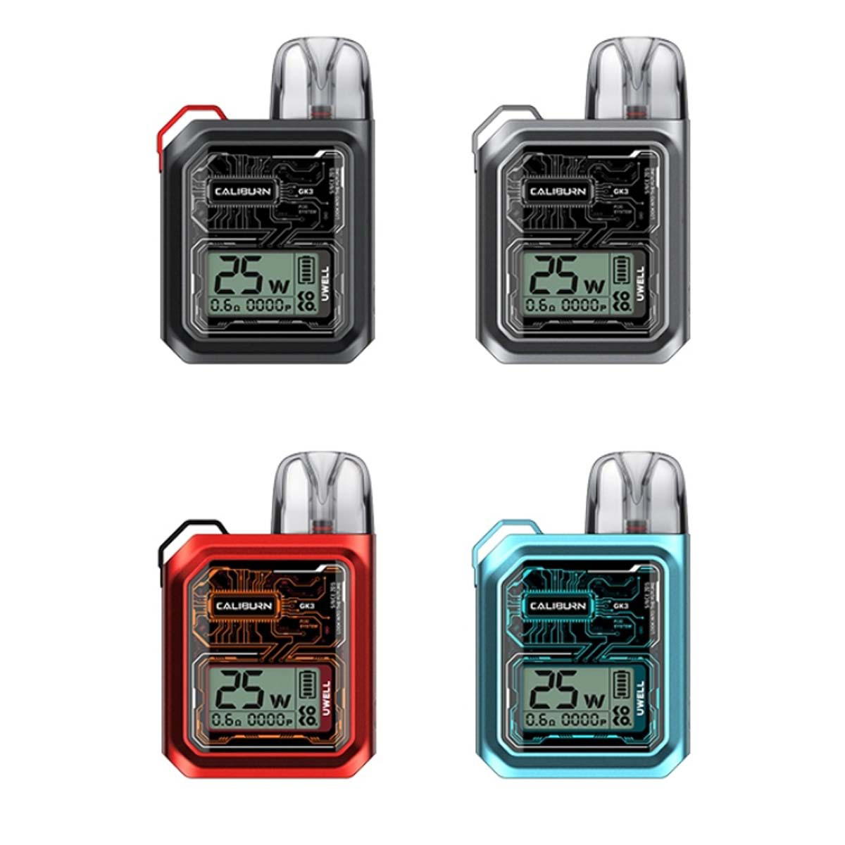 Produktbild Uwell Caliburn GK3 2,5ml 900mAh Pod System Kit